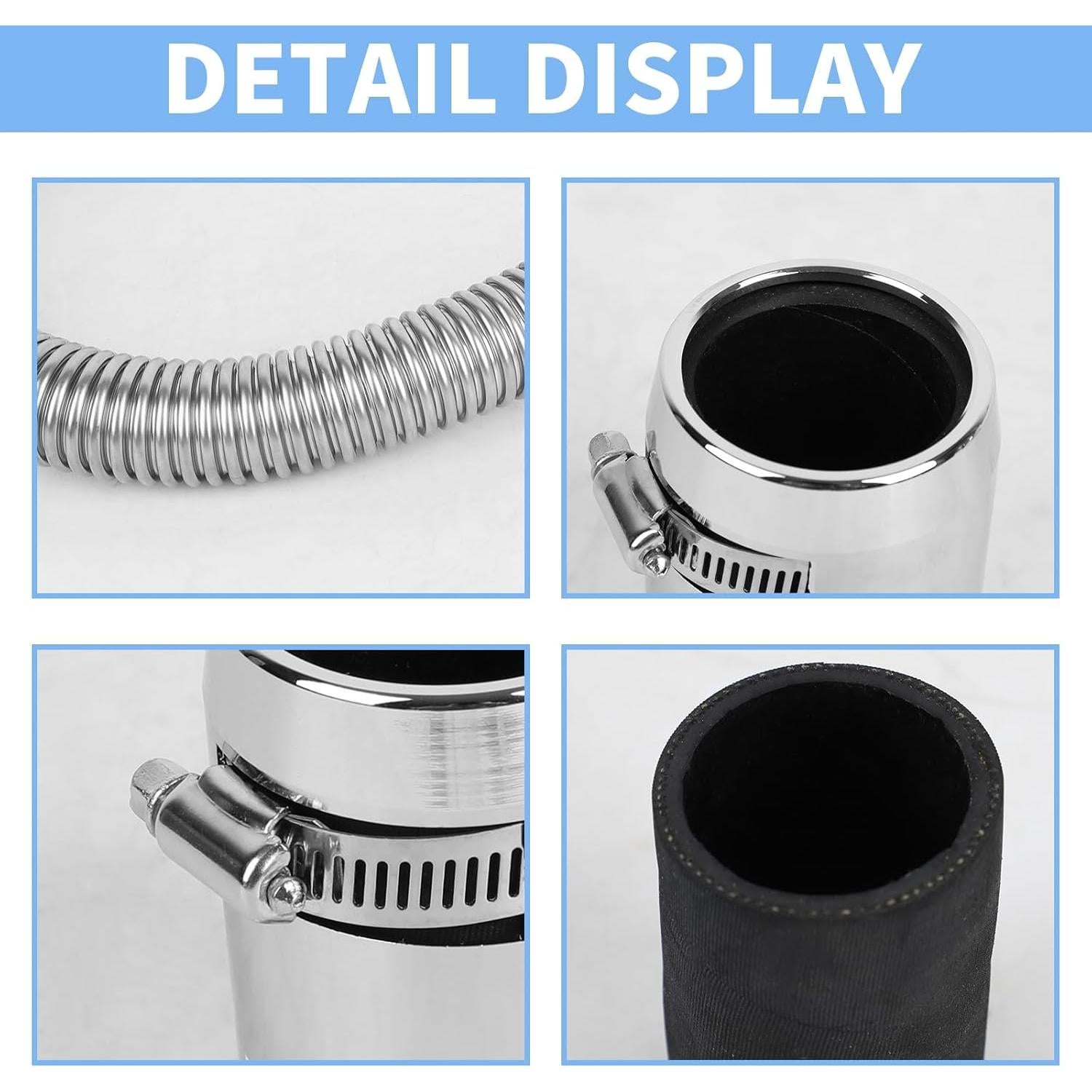 Manguera Flexible de Radiador EZPROIT 1.65 kg Acero Inoxidable