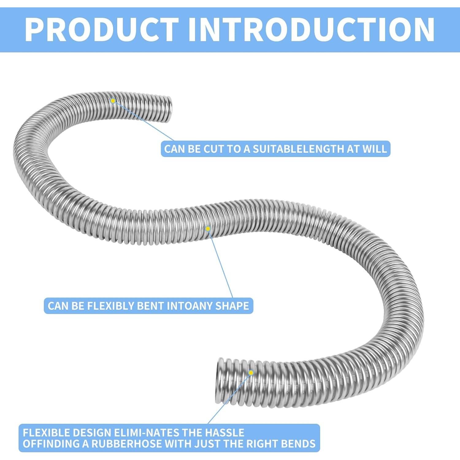 Manguera Flexible de Radiador EZPROIT 1.65 kg Acero Inoxidable