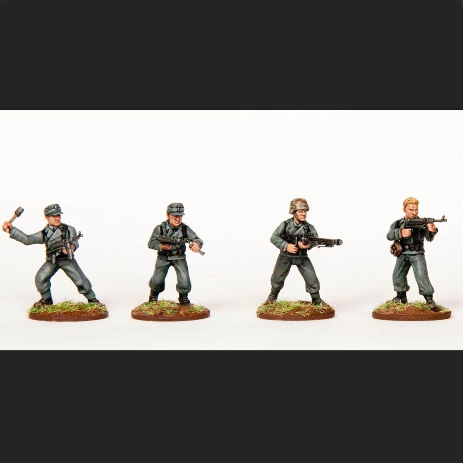 Wargames Atlantic Panzer Lehr 30 Figuras 28 mm Plástico Duro