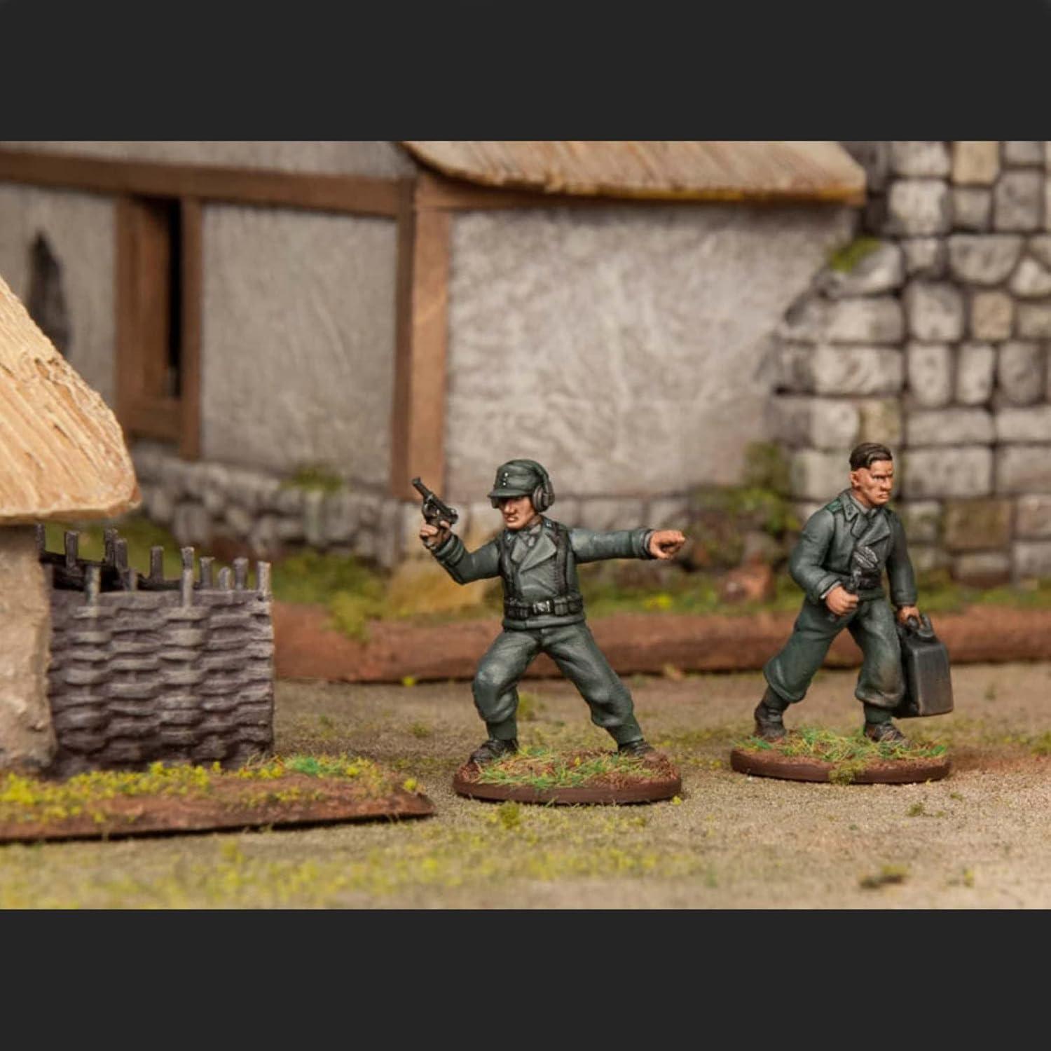 Wargames Atlantic Panzer Lehr 30 Figuras 28 mm Plástico Duro