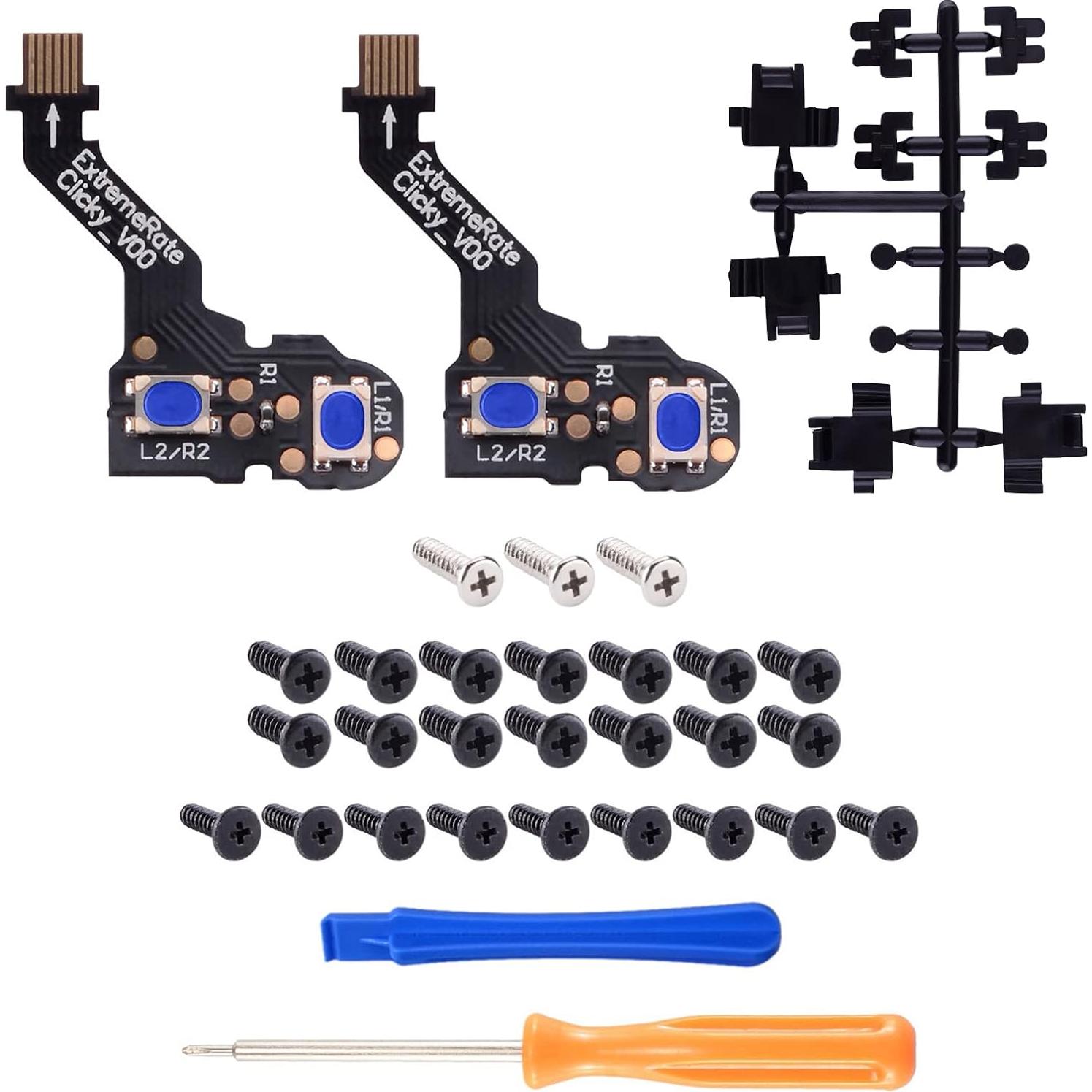 Kit de Gatillo Táctil Clicky eXtremeRate PS5 BDM-010/020