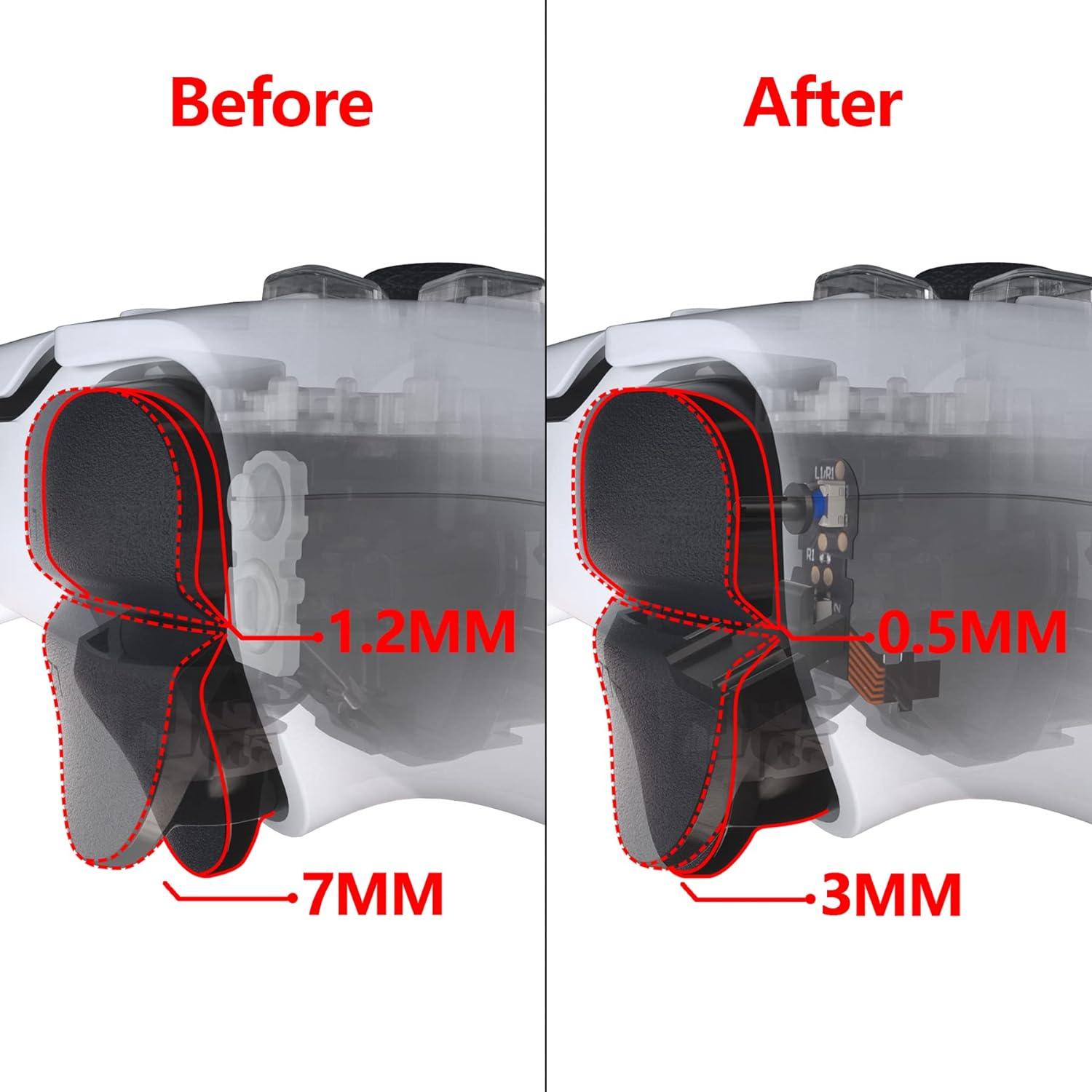 Kit de Gatillo Táctil Clicky eXtremeRate PS5 BDM-010/020