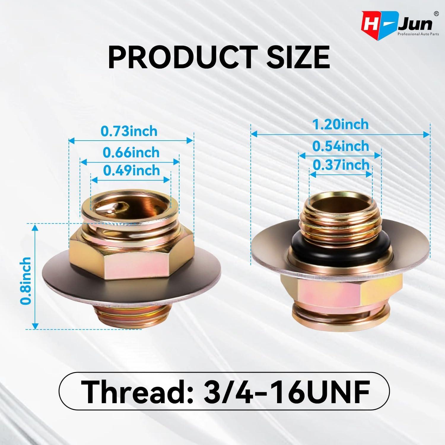Conectores de Línea de Enfriador de Transmisión H-Jun x2