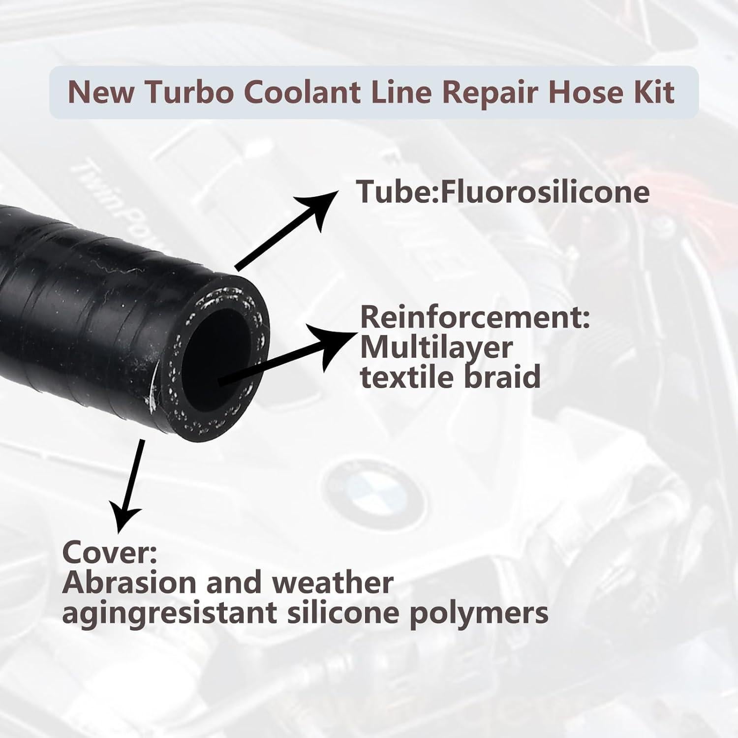 Kit de Reparación Manguera Refrigerante Turbo REAXOAL 06-009-50005