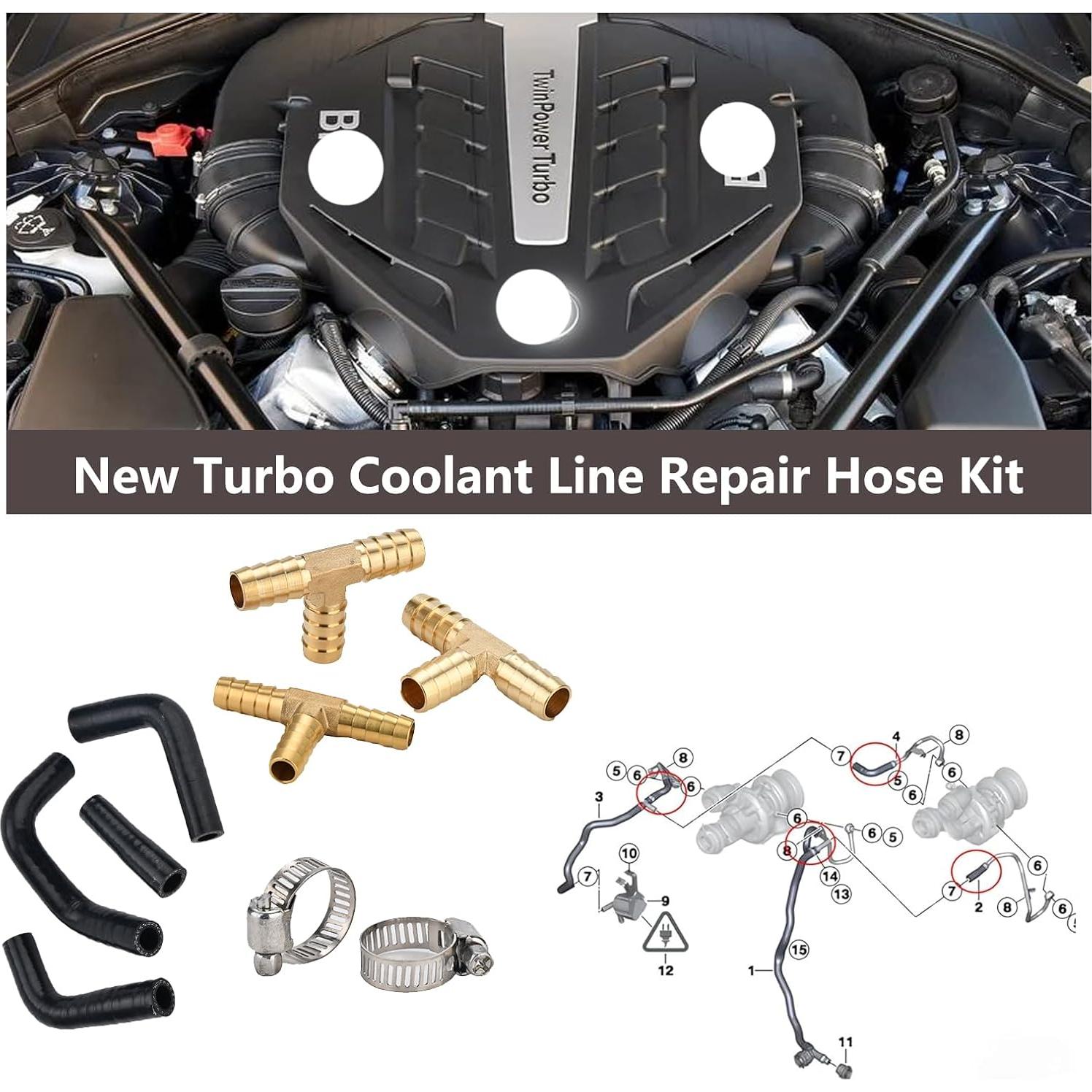 Kit de Reparación Manguera Refrigerante Turbo REAXOAL 06-009-50005