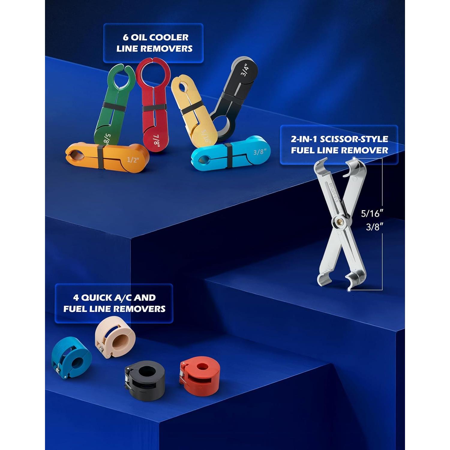 Juego de Herramientas de Desconexión Rápida Orion Motor Tech 35 Piezas