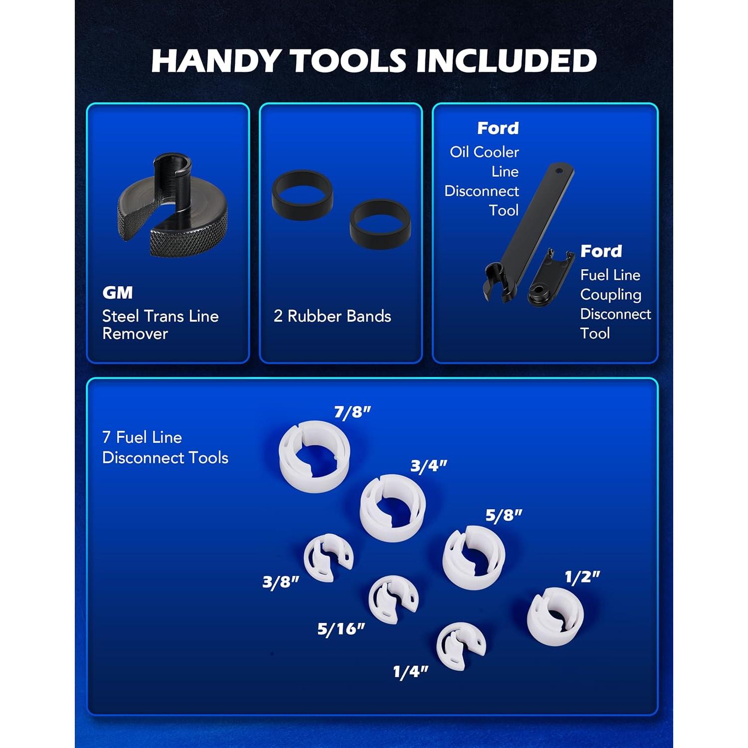 Juego de Herramientas de Desconexión Rápida Orion Motor Tech 35 Piezas