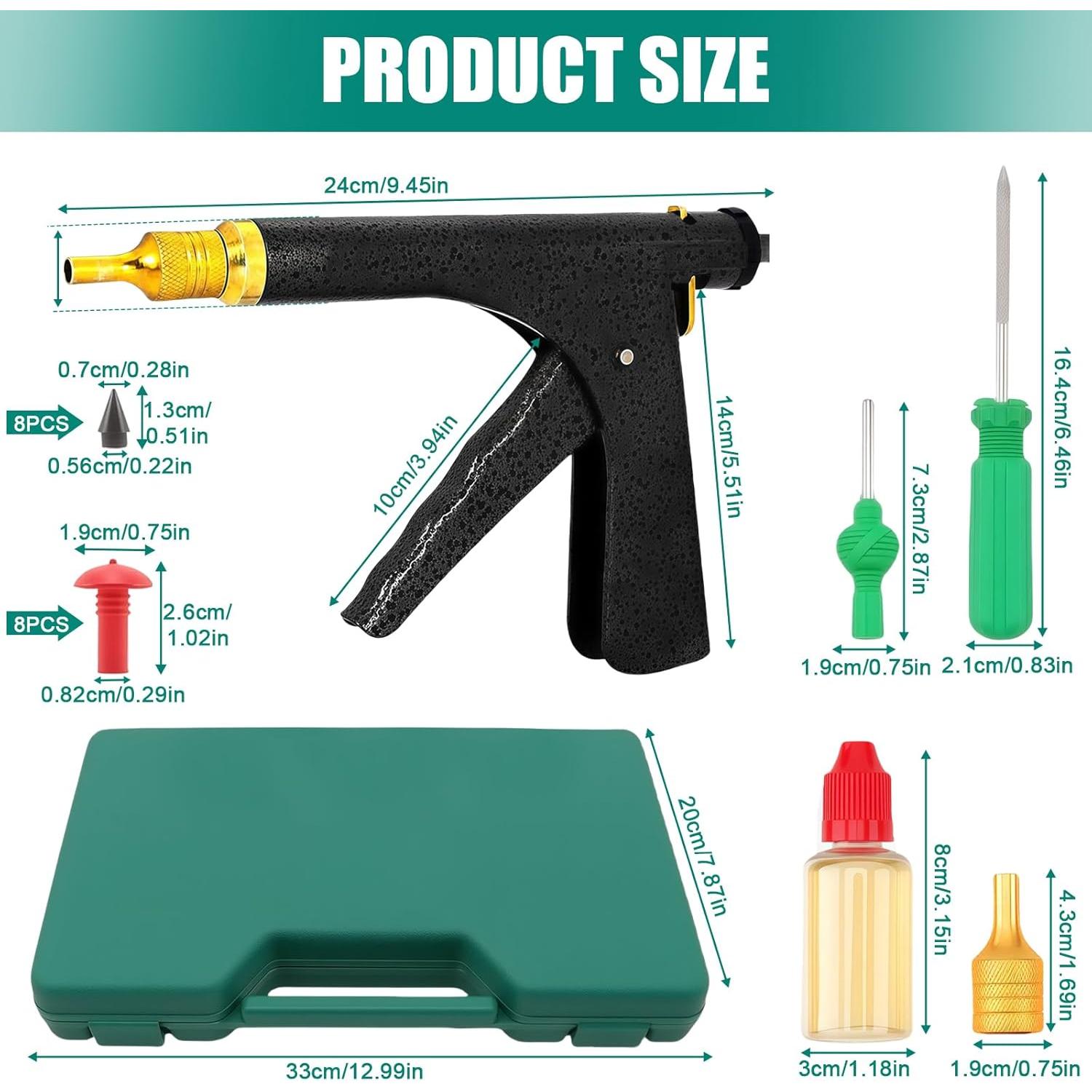 Kit de Reparación de Neumáticos YCLPDMM YC-004 con 16 Tapones