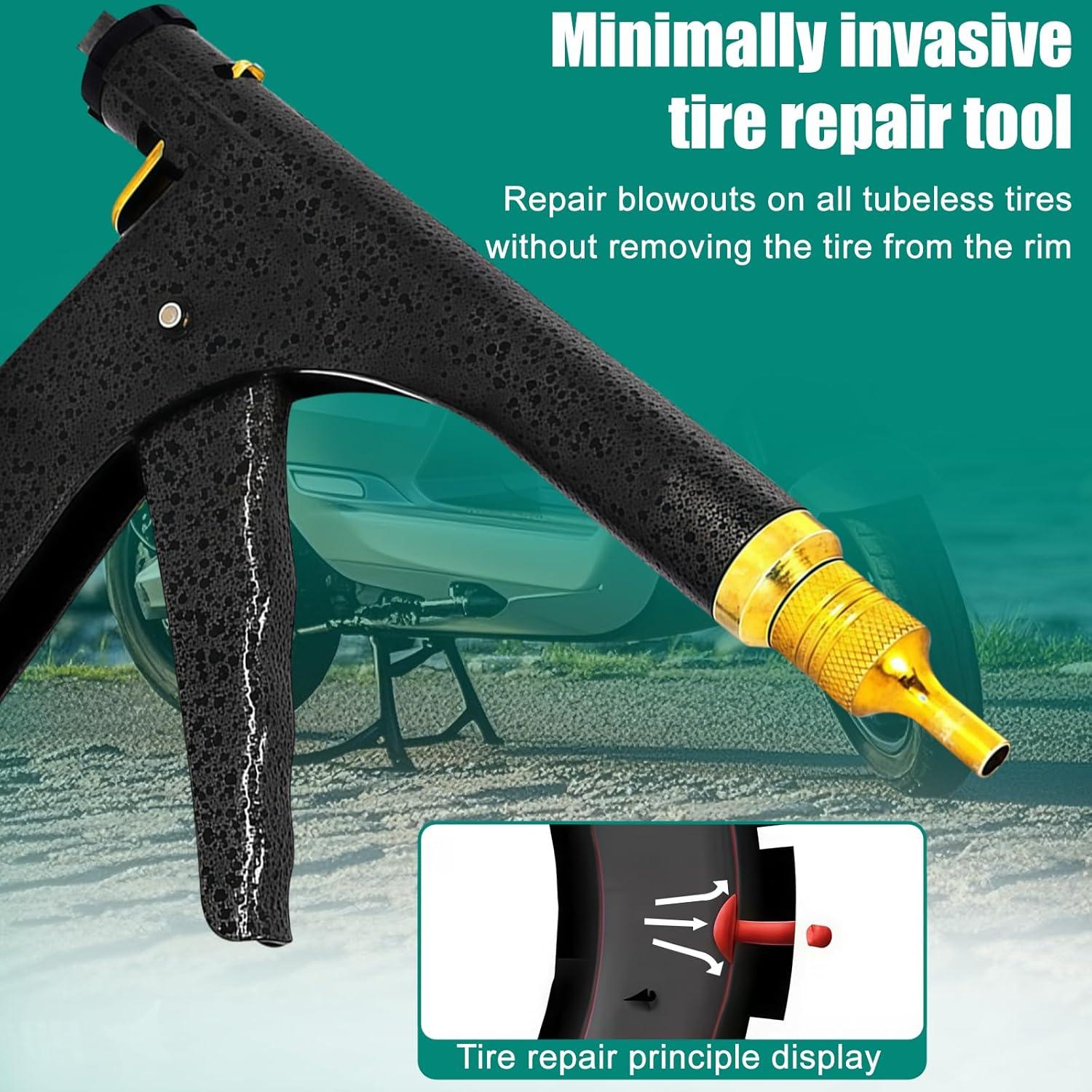 Kit de Reparación de Neumáticos YCLPDMM YC-004 con 16 Tapones