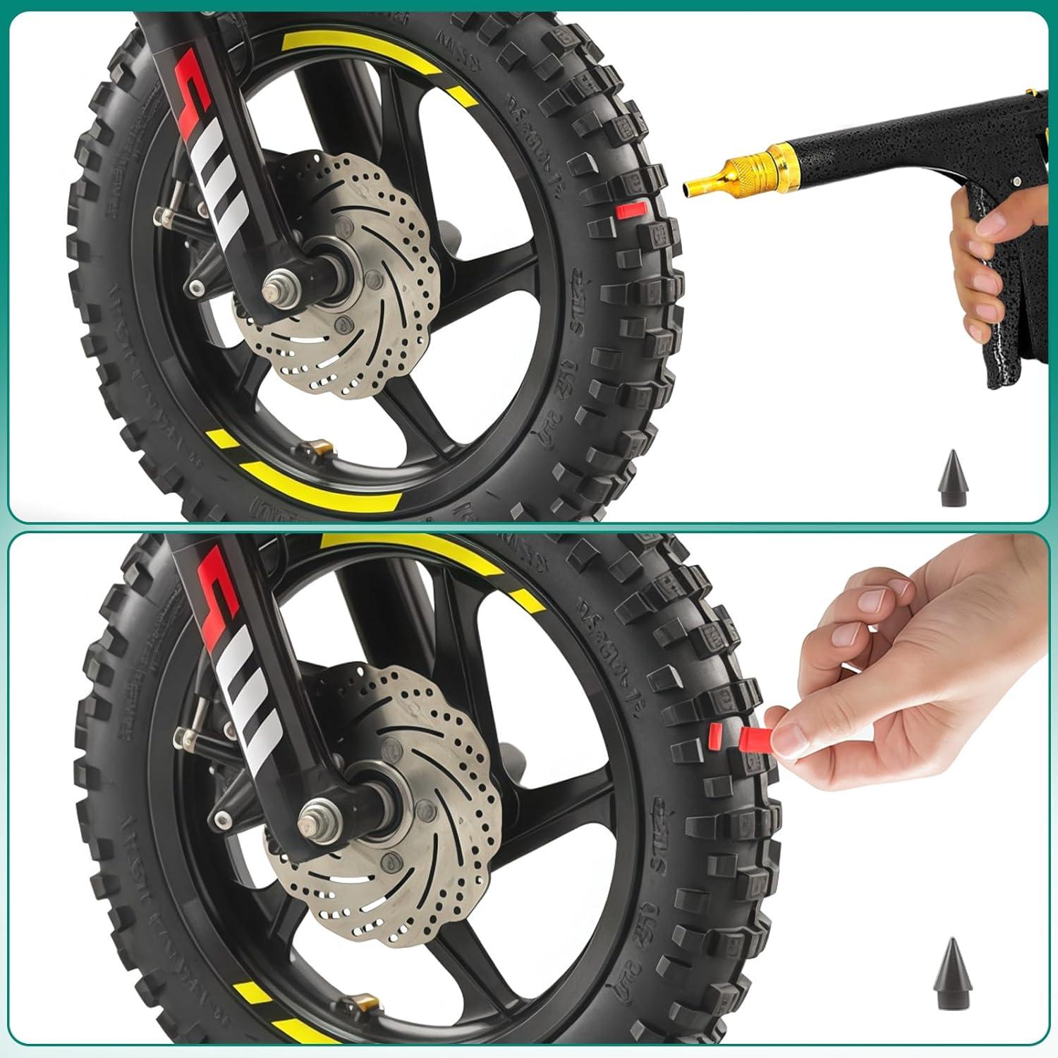 Kit de Reparación de Neumáticos YCLPDMM YC-004 con 16 Tapones