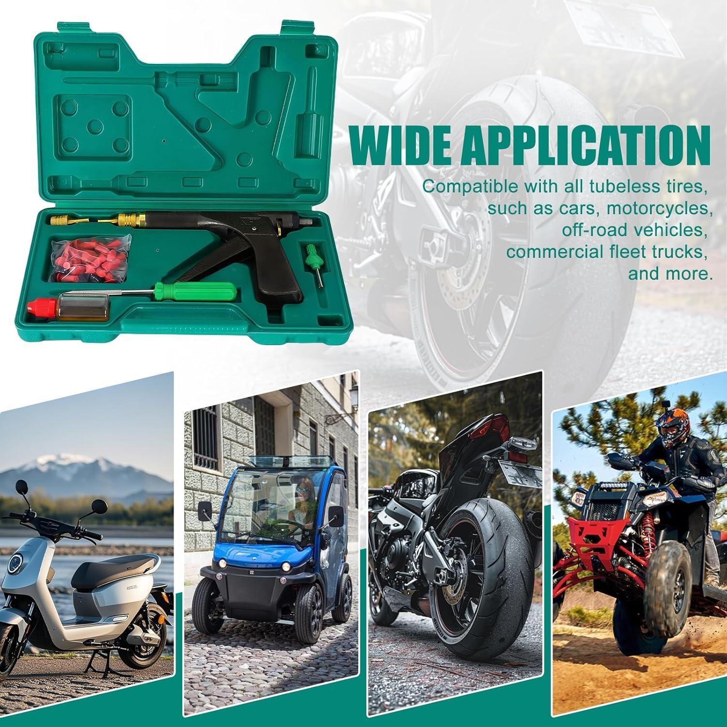 Kit de Reparación de Neumáticos YCLPDMM YC-004 con 16 Tapones