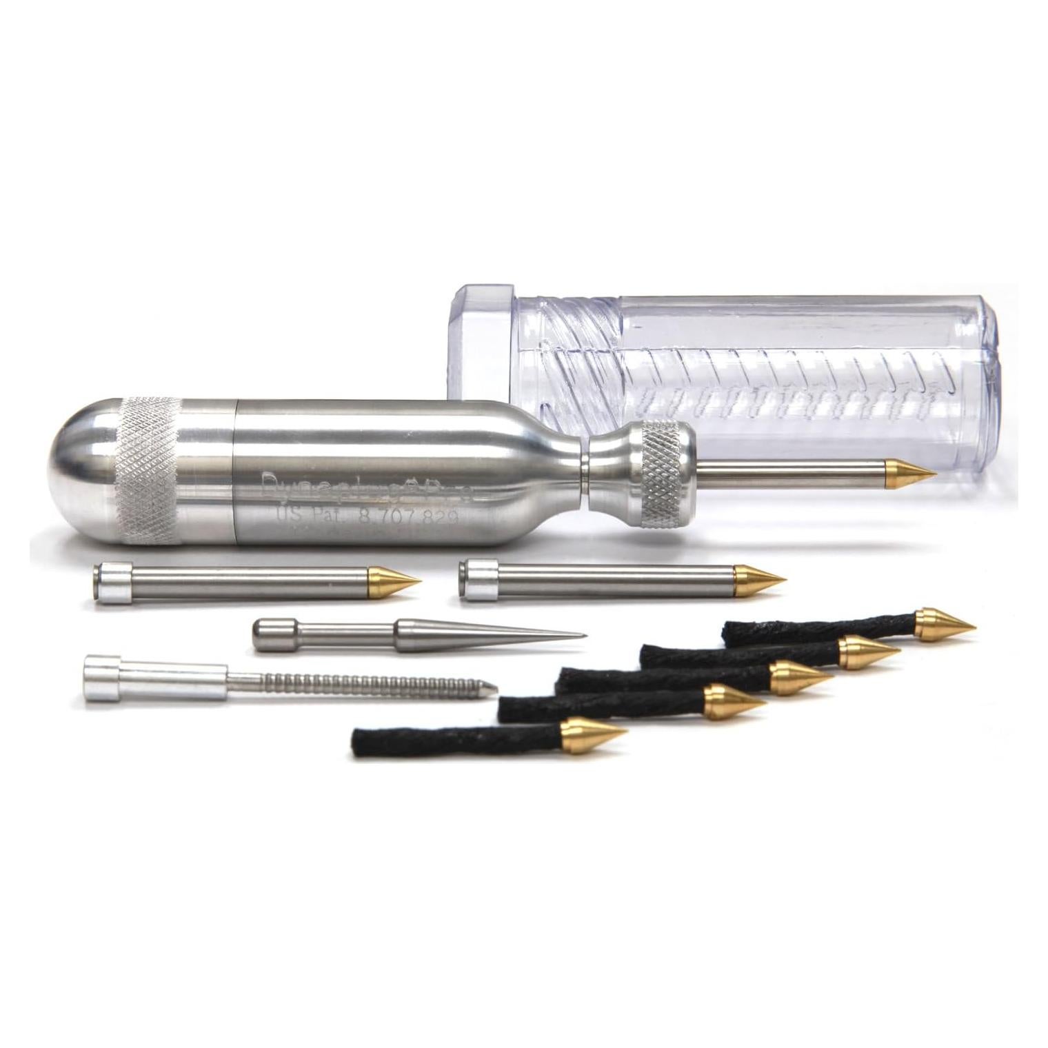 Kit de Reparación de Neumáticos Tubeless Dynaplug Pro - Aluminio