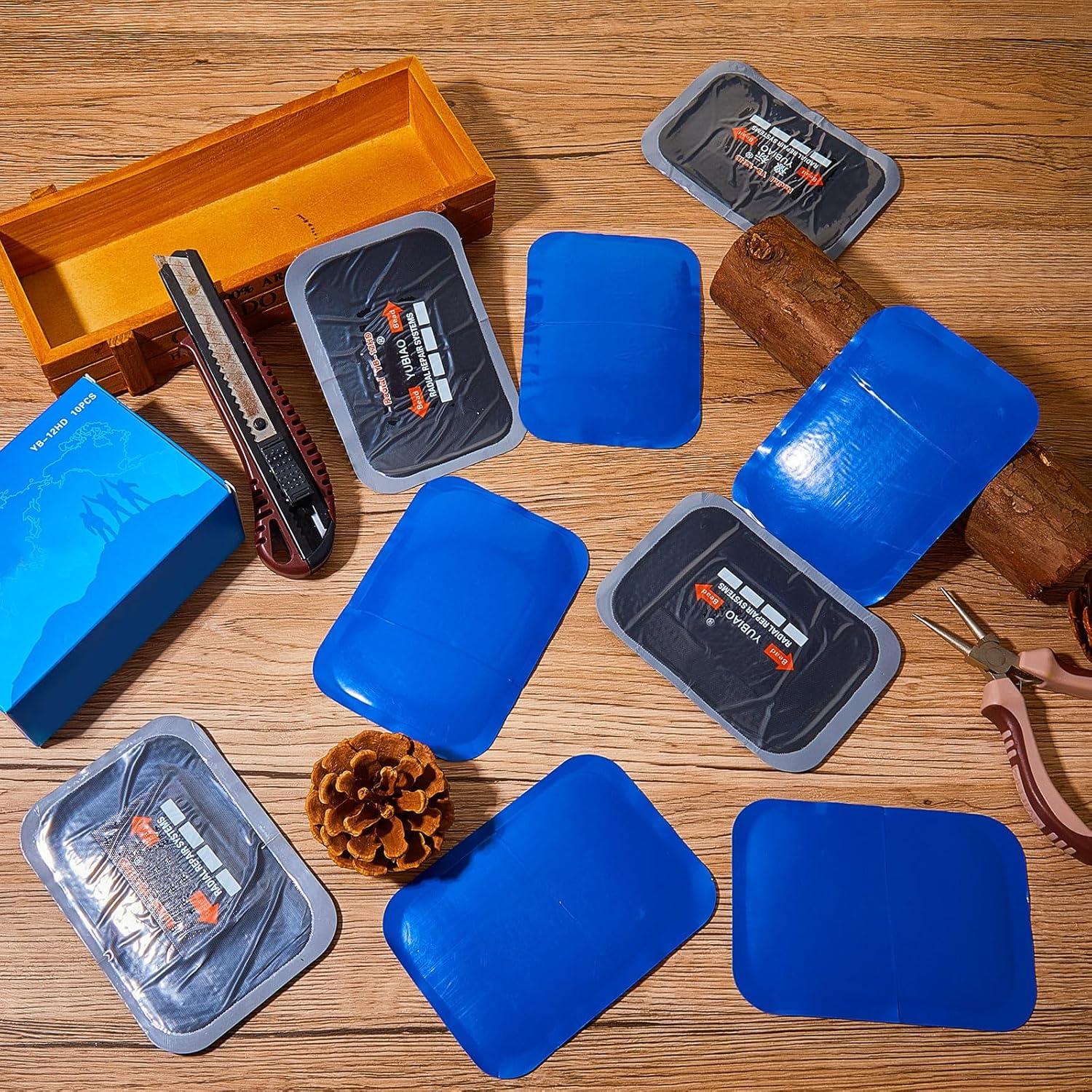 Kit de Parches para Neumáticos Tallew 60 Pcs 6.5x8 cm