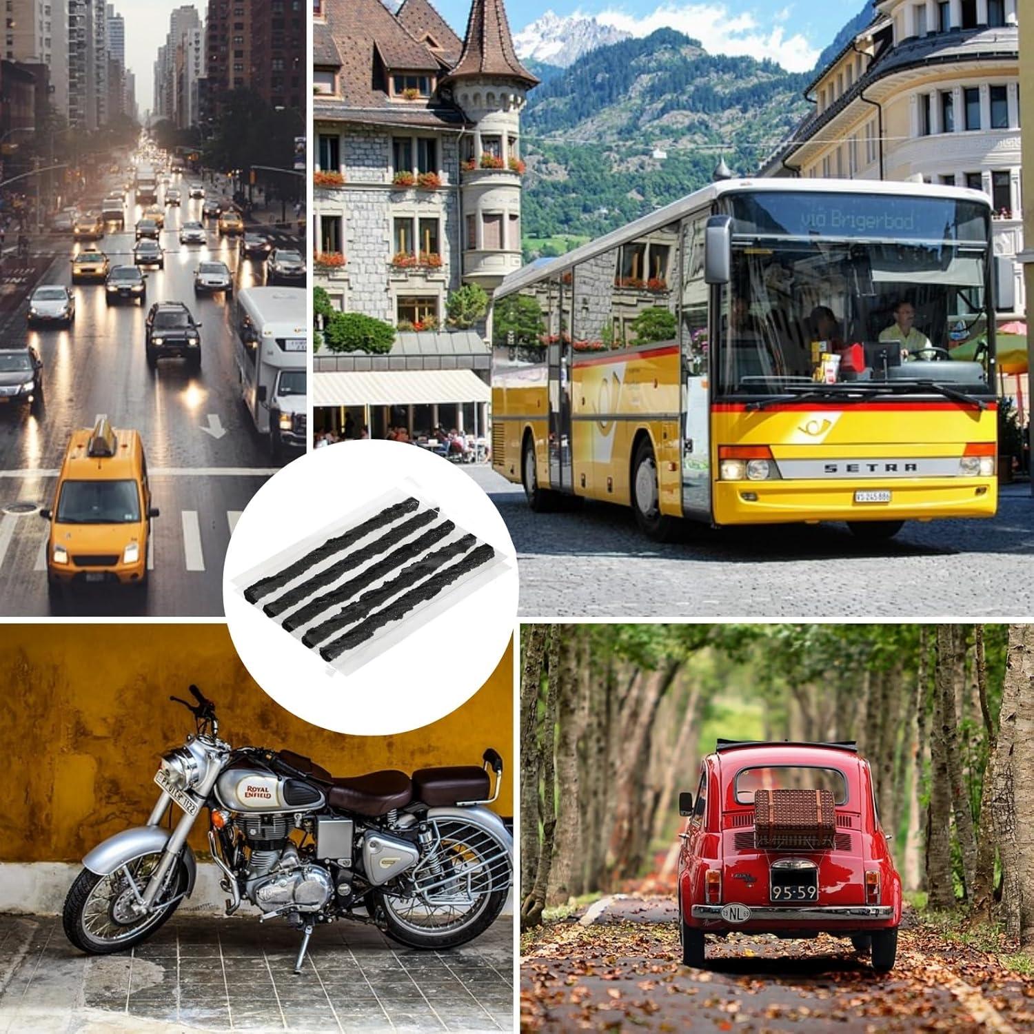 150 Cuerdas de Reparación de Neumáticos Acshio 10.16 cm