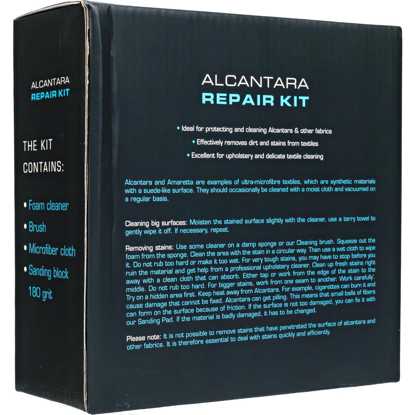 Kit de Limpieza Alcantara Gold Label - 5 Piezas para Autos