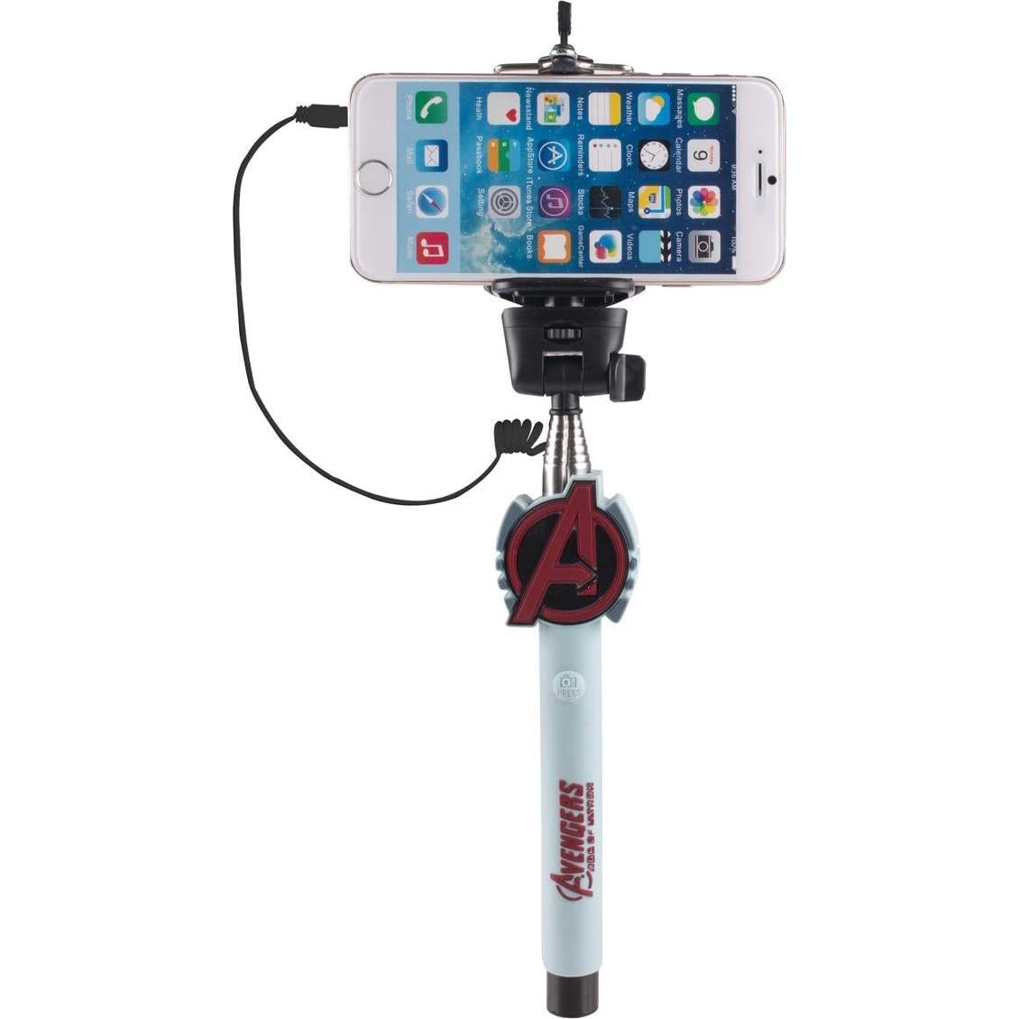 Palo de Selfie Sakar Avengers TR-46543 con Disparador Cableado