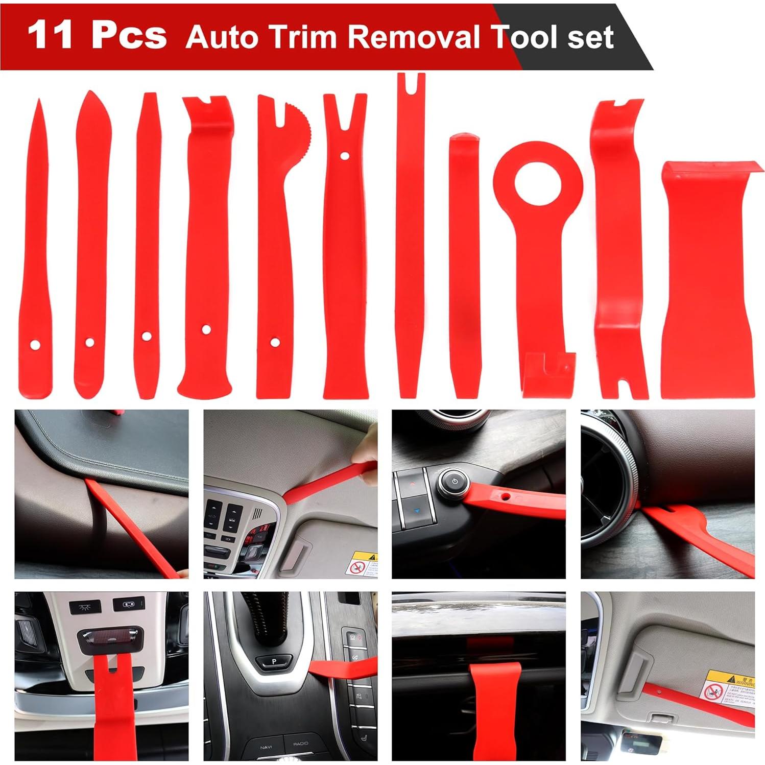 Juego de herramientas de extracción de molduras CZJCMECH 19 piezas