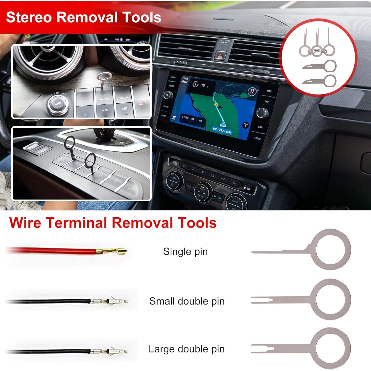 Juego de herramientas de extracción de molduras CZJCMECH 19 piezas