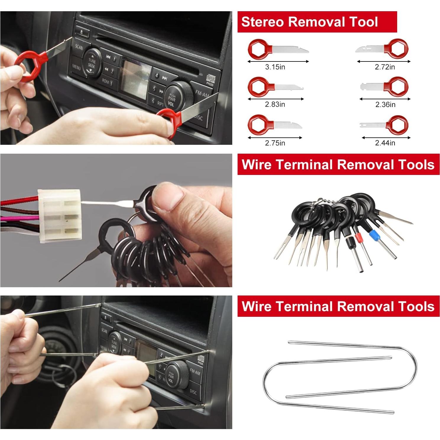 Kit de Herramientas para Retirar Molduras Eaukar EAKUS003 330 Piezas