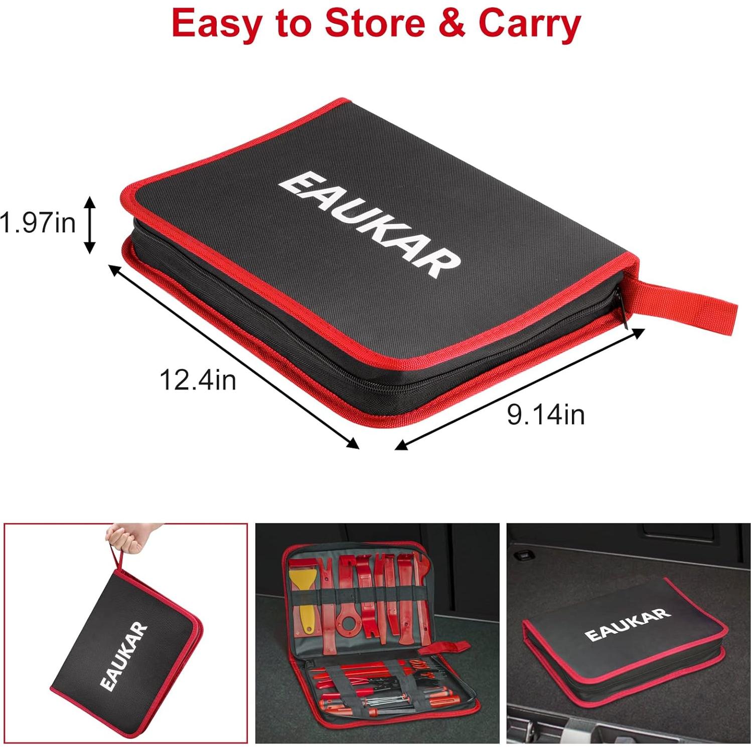 Kit de Herramientas para Retirar Molduras Eaukar EAKUS003 330 Piezas