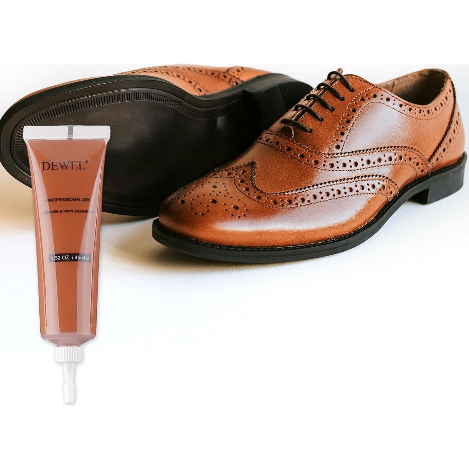 Kit de Reparación de Cuero DEWEL 4 Colores para Sofás y Autos