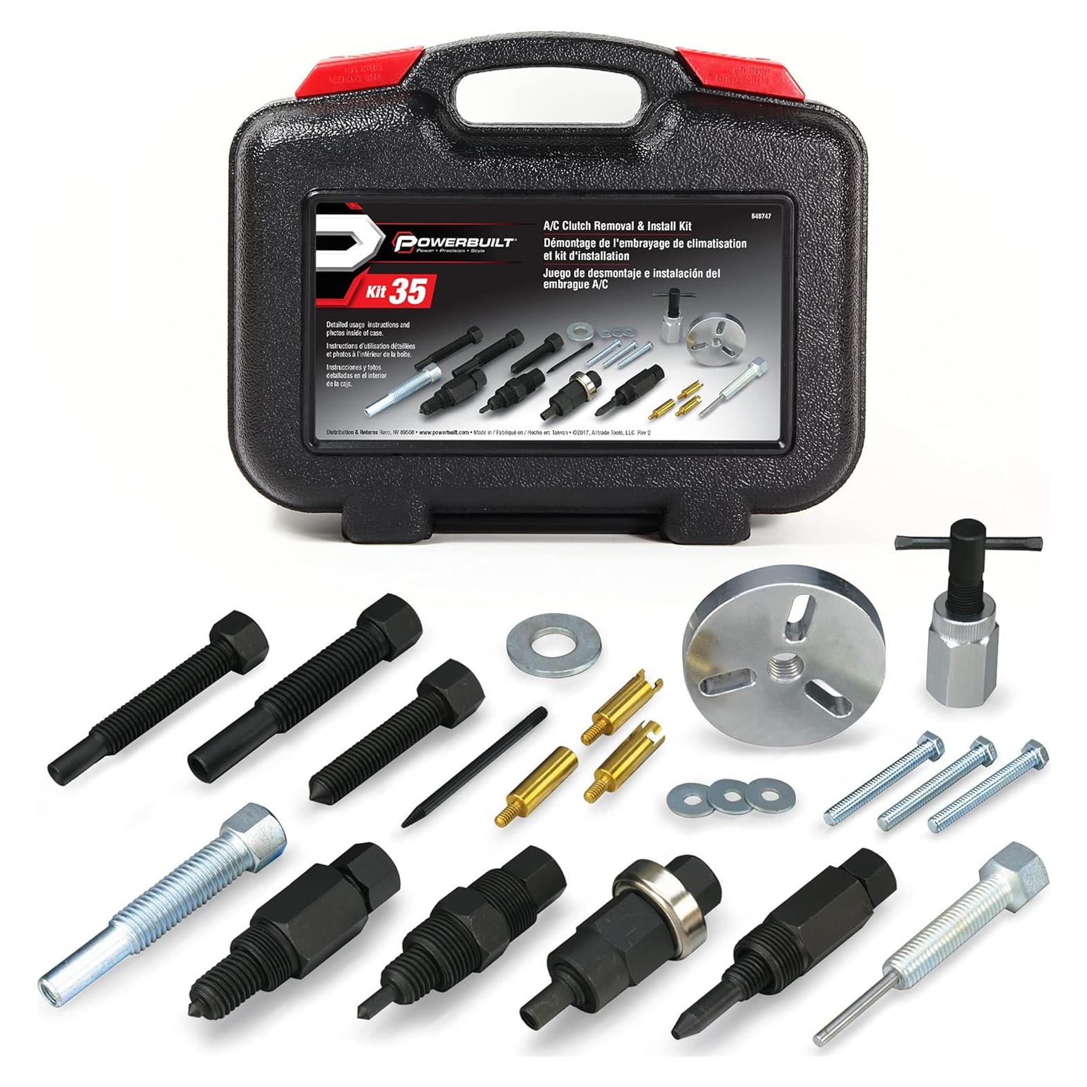 Kit de Herramientas Powerbuilt para Embrague de A/C - 22 Piezas