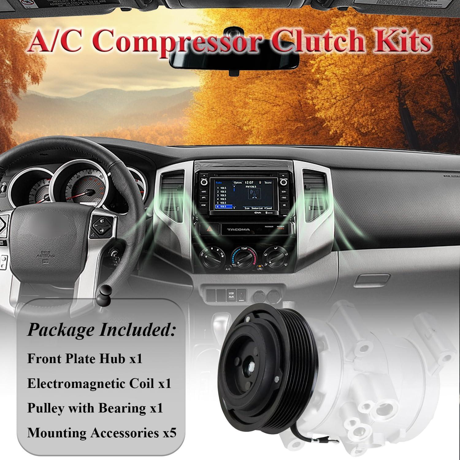 Kit de Embrague Compresor A/C TINJO para Toyota Tacoma 2005-2015