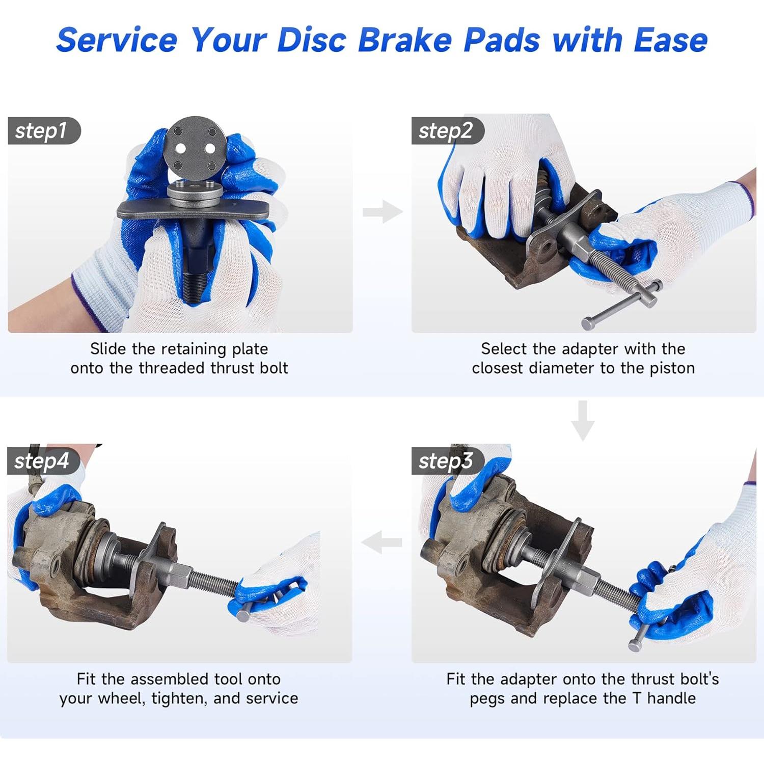 Kit de Herramientas de Freno Orion Motor Tech 2 en 1 - 18 Adaptadores