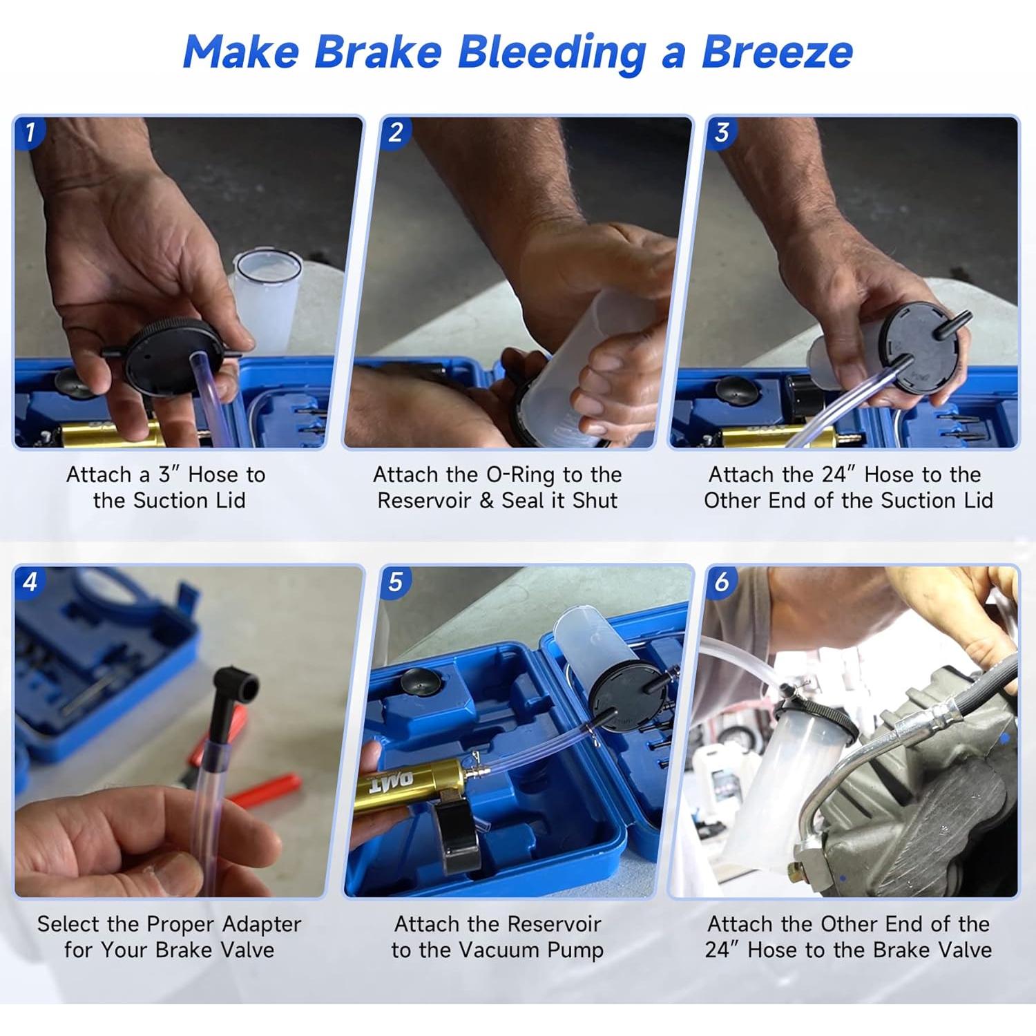 Kit de Herramientas de Freno Orion Motor Tech 2 en 1 - 18 Adaptadores