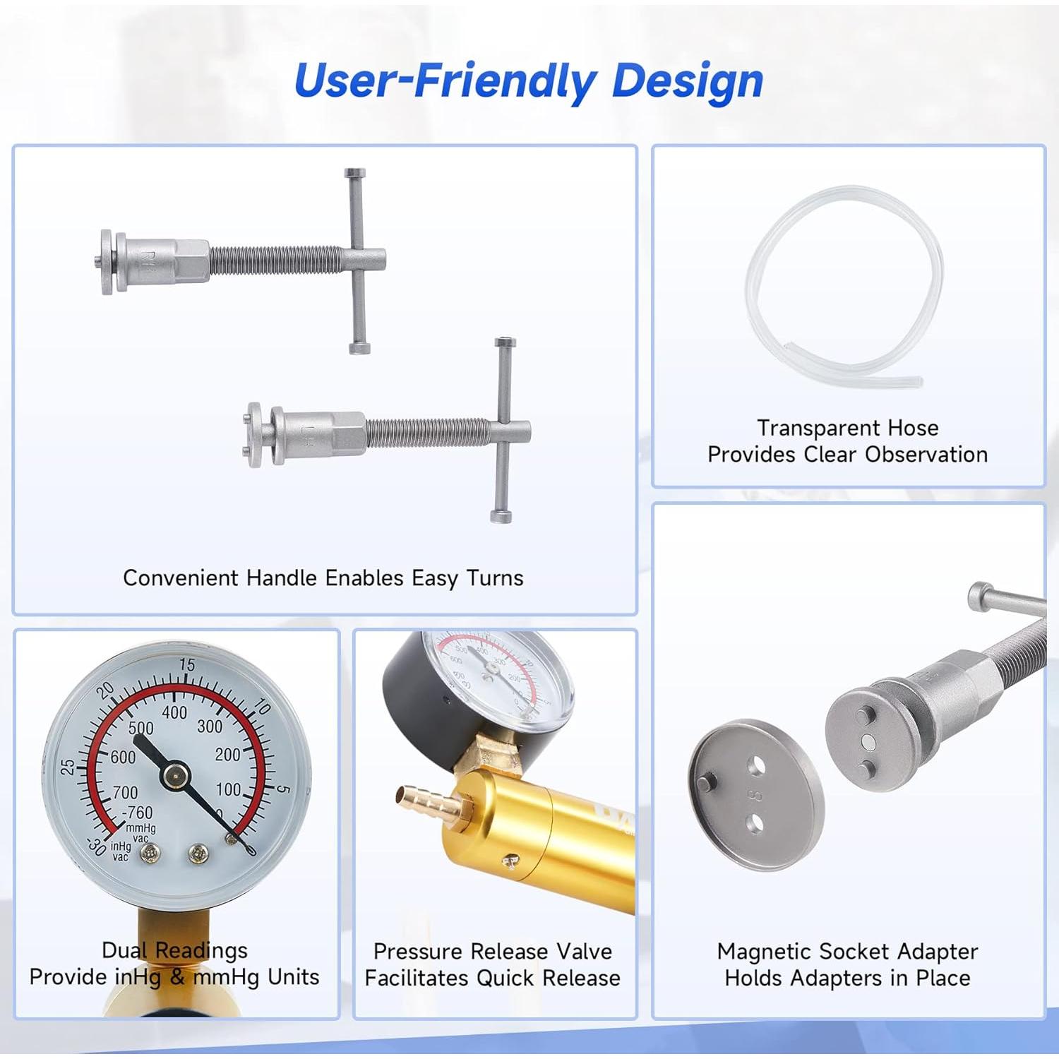 Kit de Herramientas de Freno Orion Motor Tech 2 en 1 - 18 Adaptadores