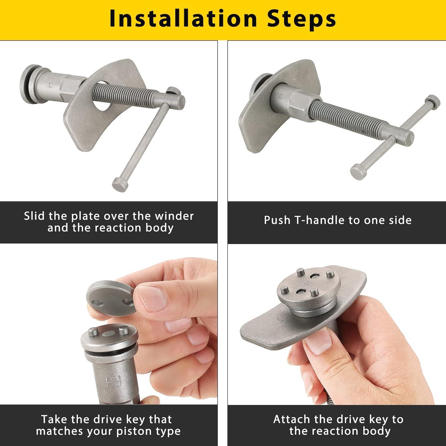 Juego de Herramientas de Compresión de Freno de Disco Acymner 24 Piezas