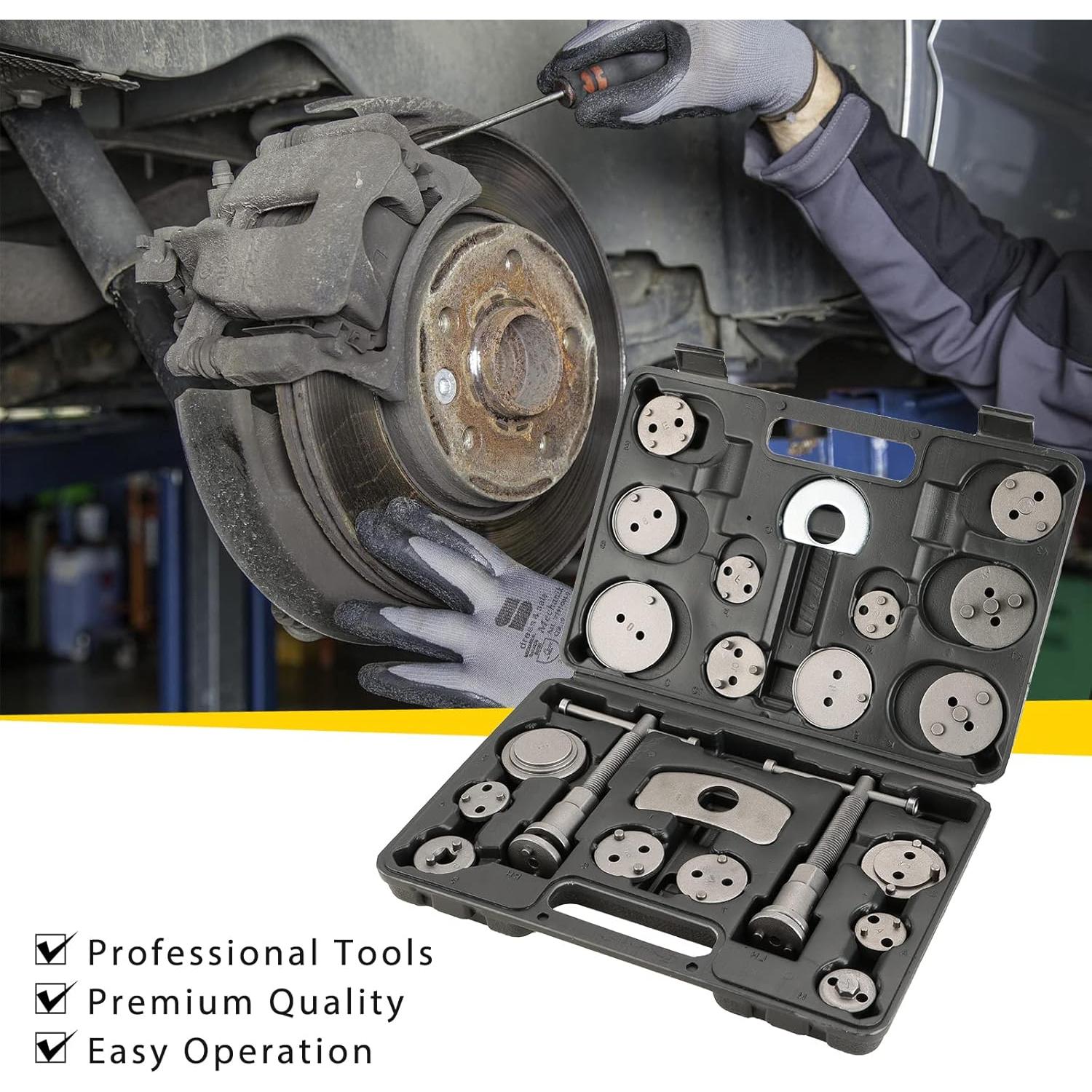 Juego de Herramientas de Compresión de Freno de Disco Acymner 24 Piezas