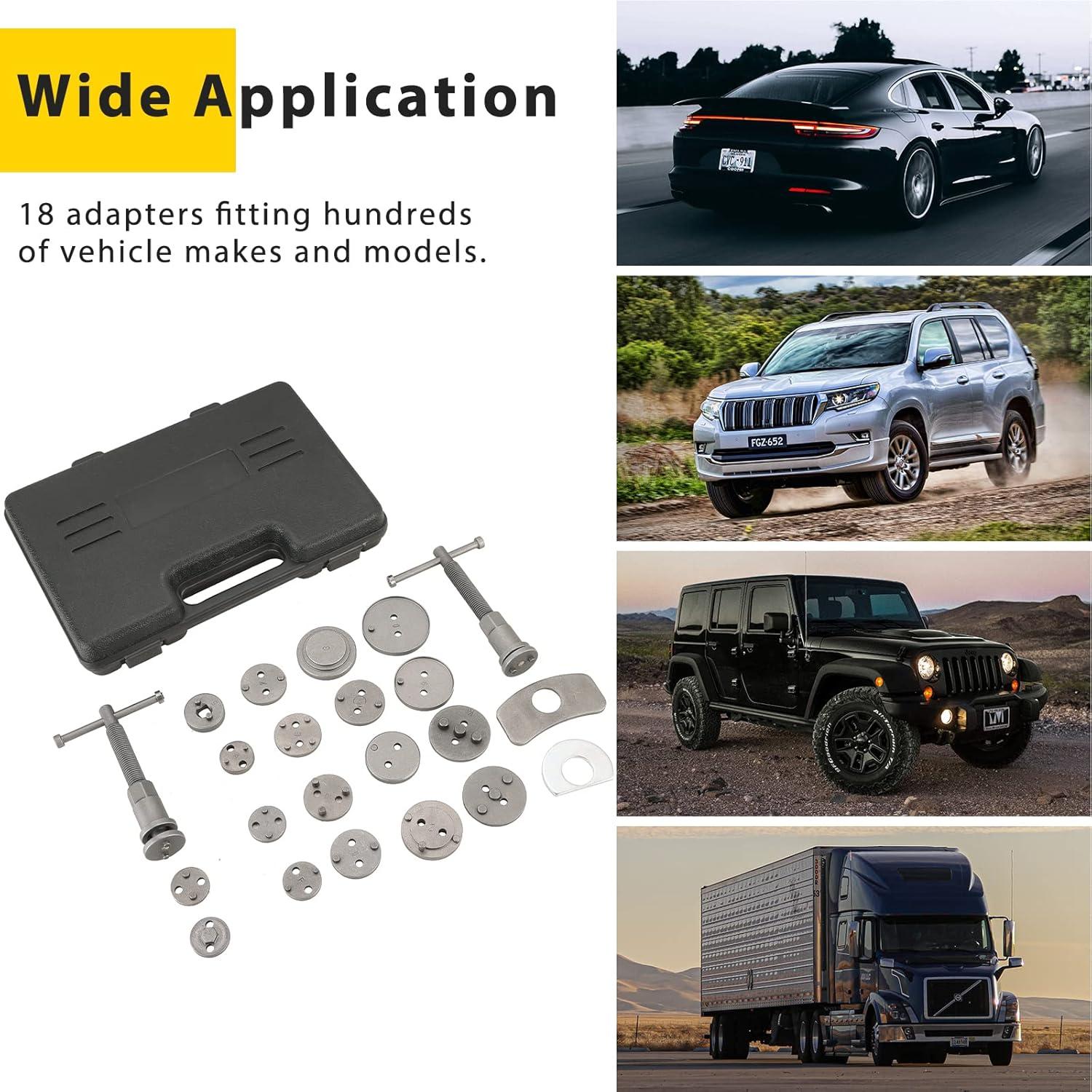 Juego de Herramientas de Compresión de Freno de Disco Acymner 24 Piezas