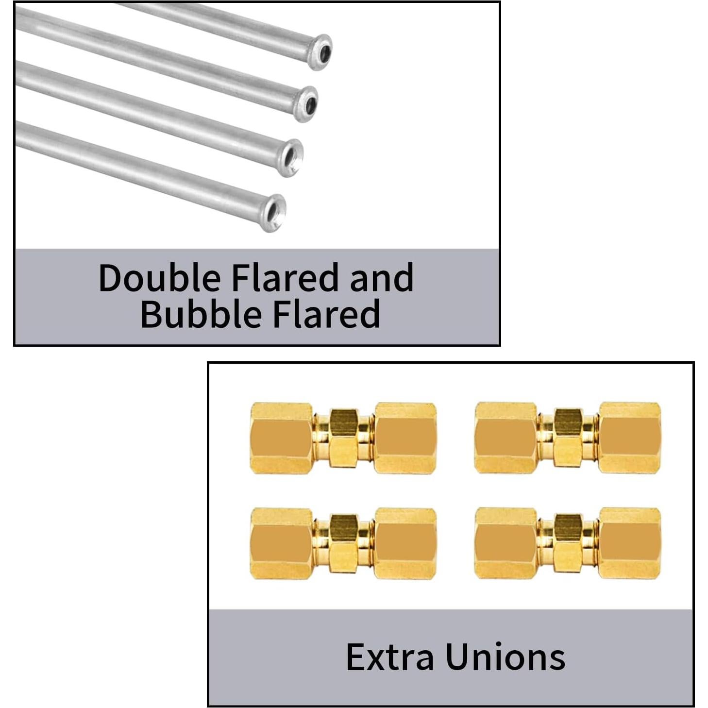 Kit de Reparación de Línea de Freno MuRealy 3/16" Acero Inoxidable