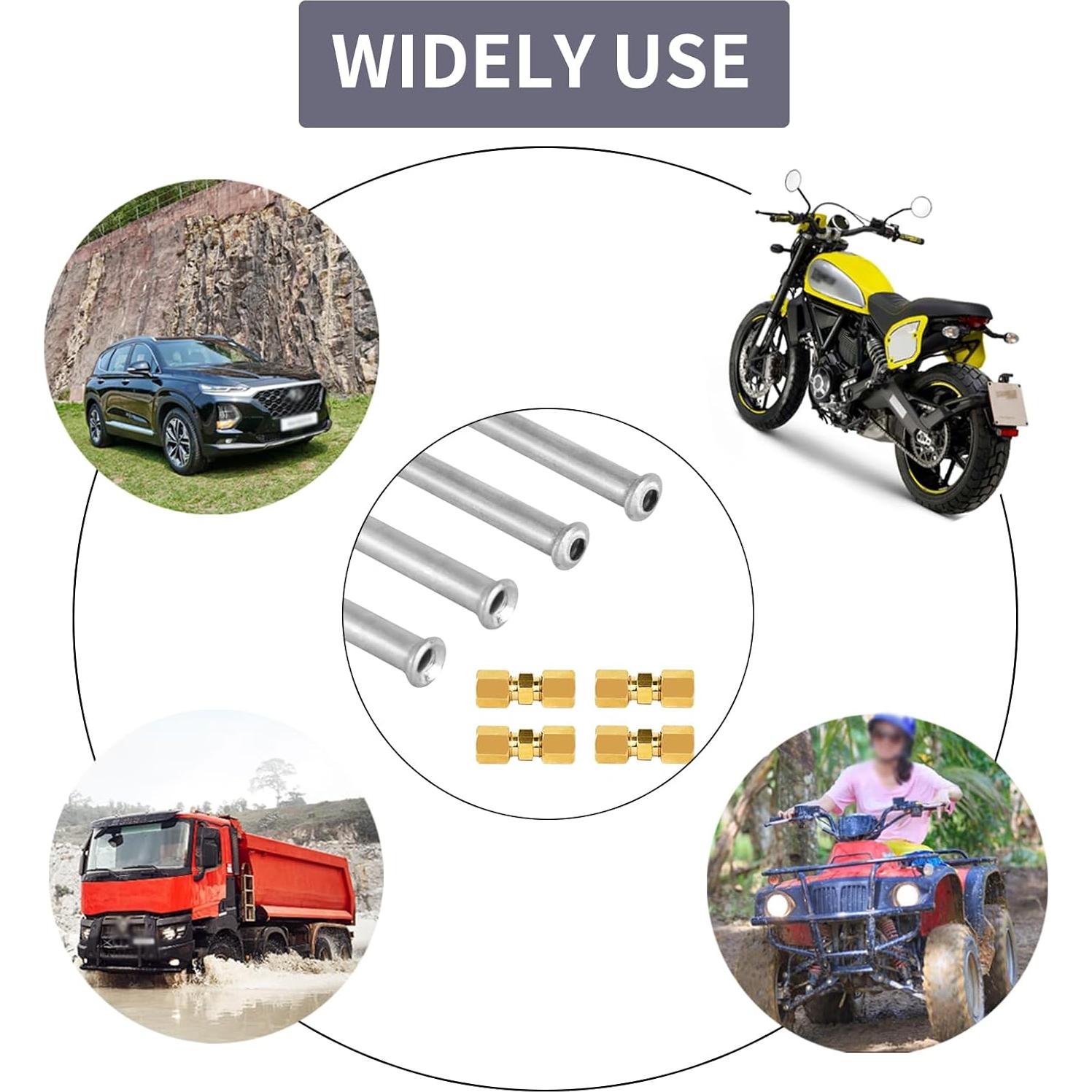 Kit de Reparación de Línea de Freno MuRealy 3/16" Acero Inoxidable