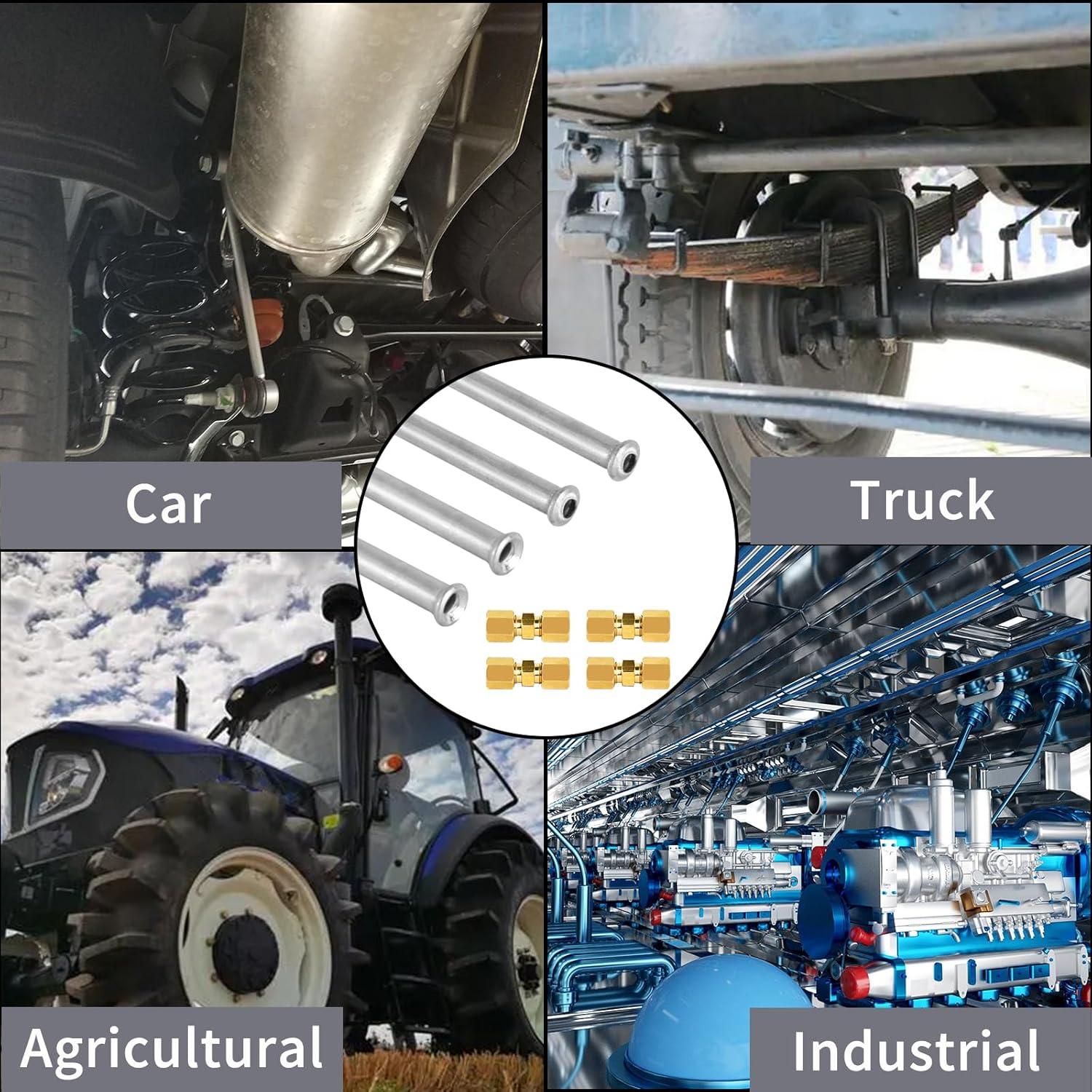 Kit de Reparación de Línea de Freno MuRealy 3/16" Acero Inoxidable