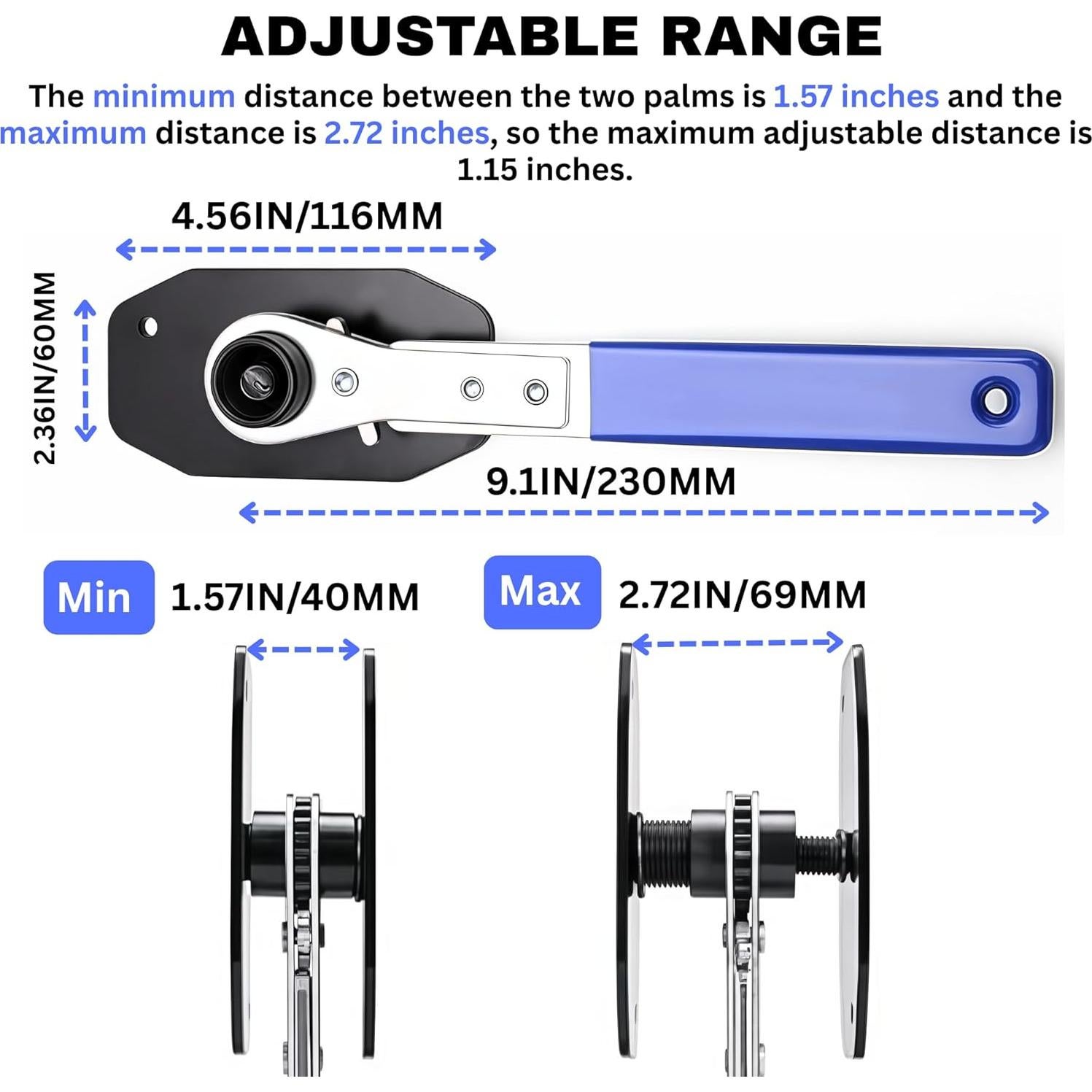 Herramienta de Compresión de Caliper de Freno GlideSpark GS46