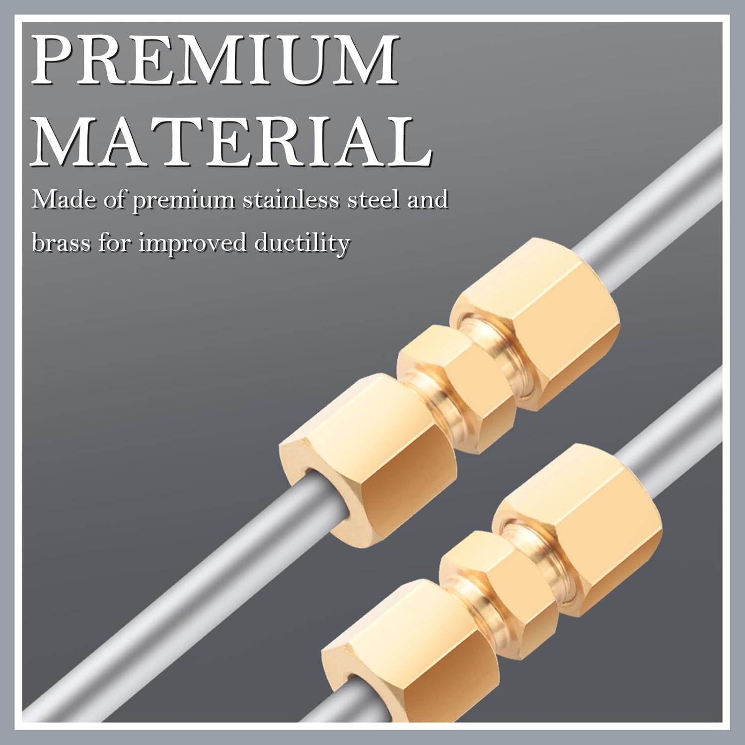 Kit de Conexiones de Líneas de Freno OFBAND 3/16 - 4 Piezas