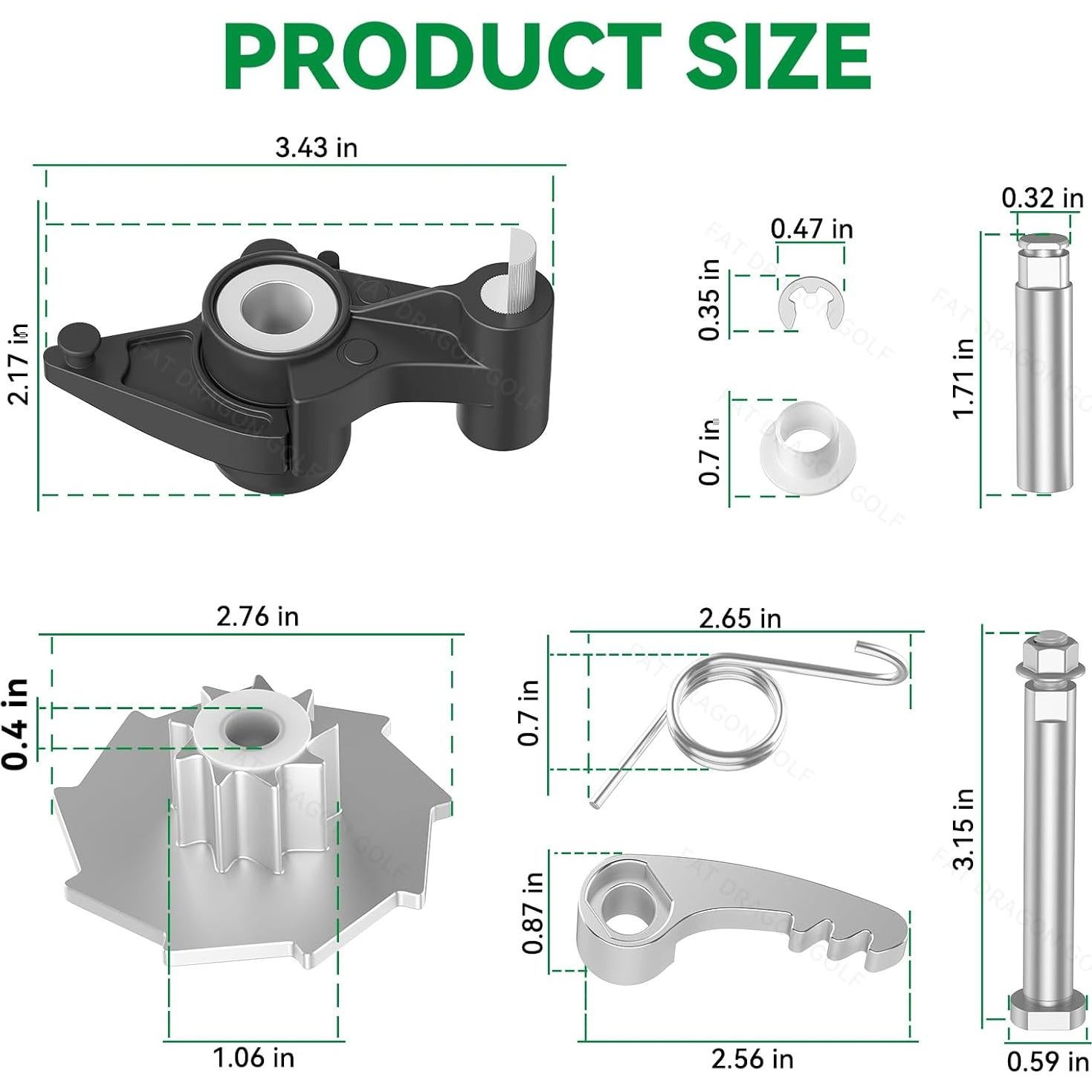 Kit de reparación freno estacionamiento Panglong Club Car 2009+