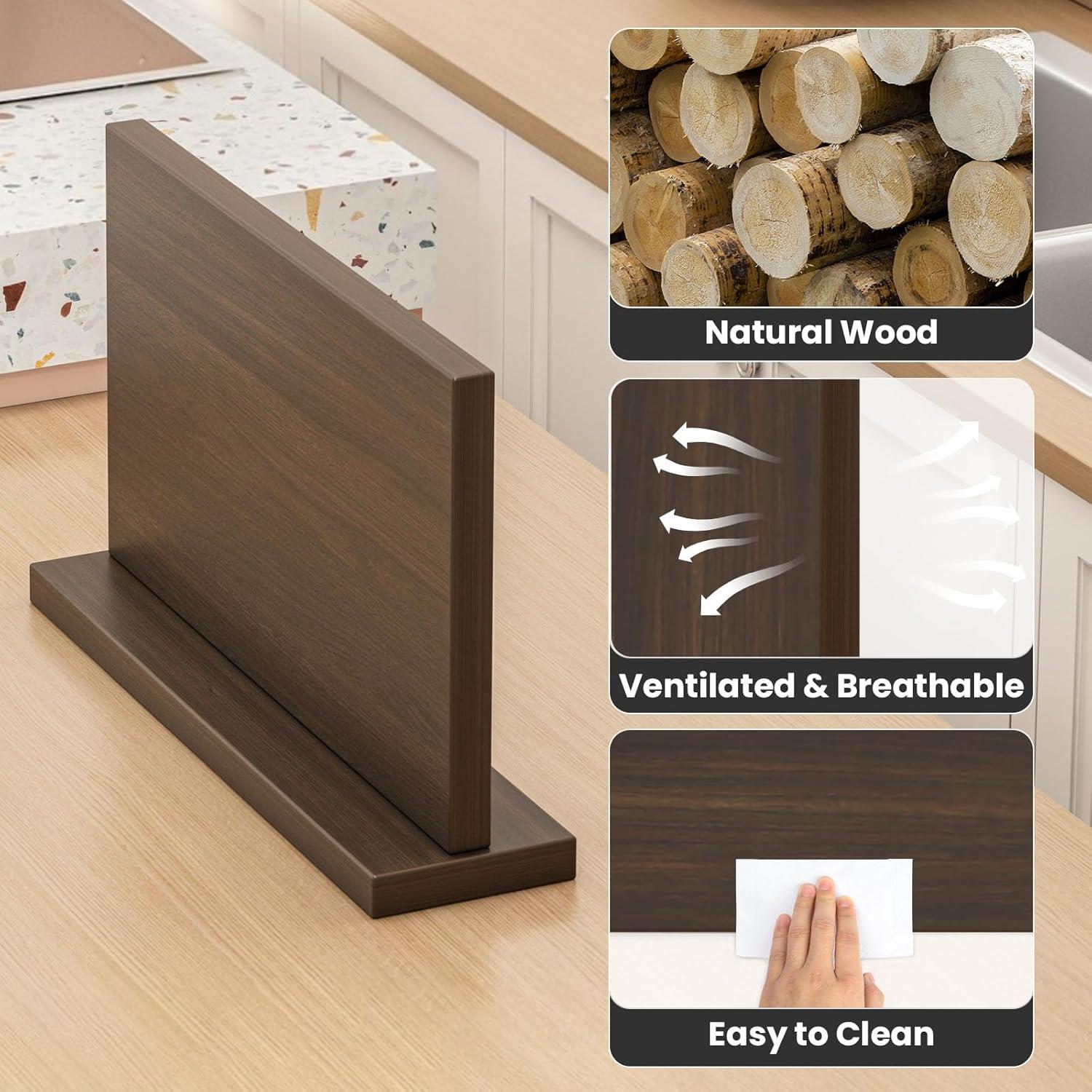 Soporte Magnético para Cuchillos THMINS de Madera 43x24.8cm