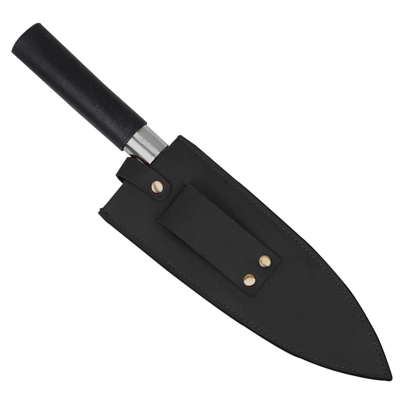 Funda de cuchillo de cuero Qchengsan 20.8x5.6cm para chef