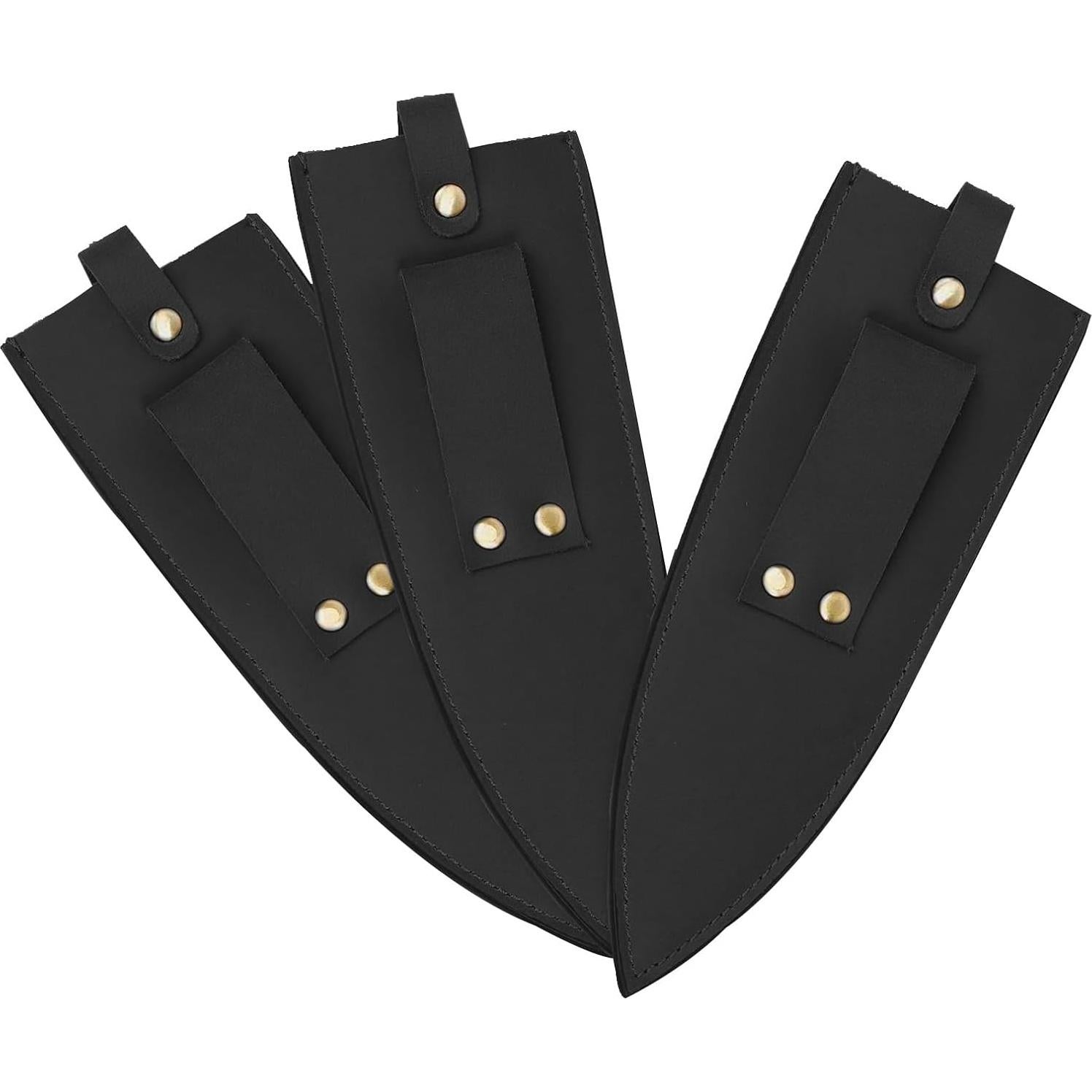 Funda de cuchillo de cuero Qchengsan 20.8x5.6cm para chef