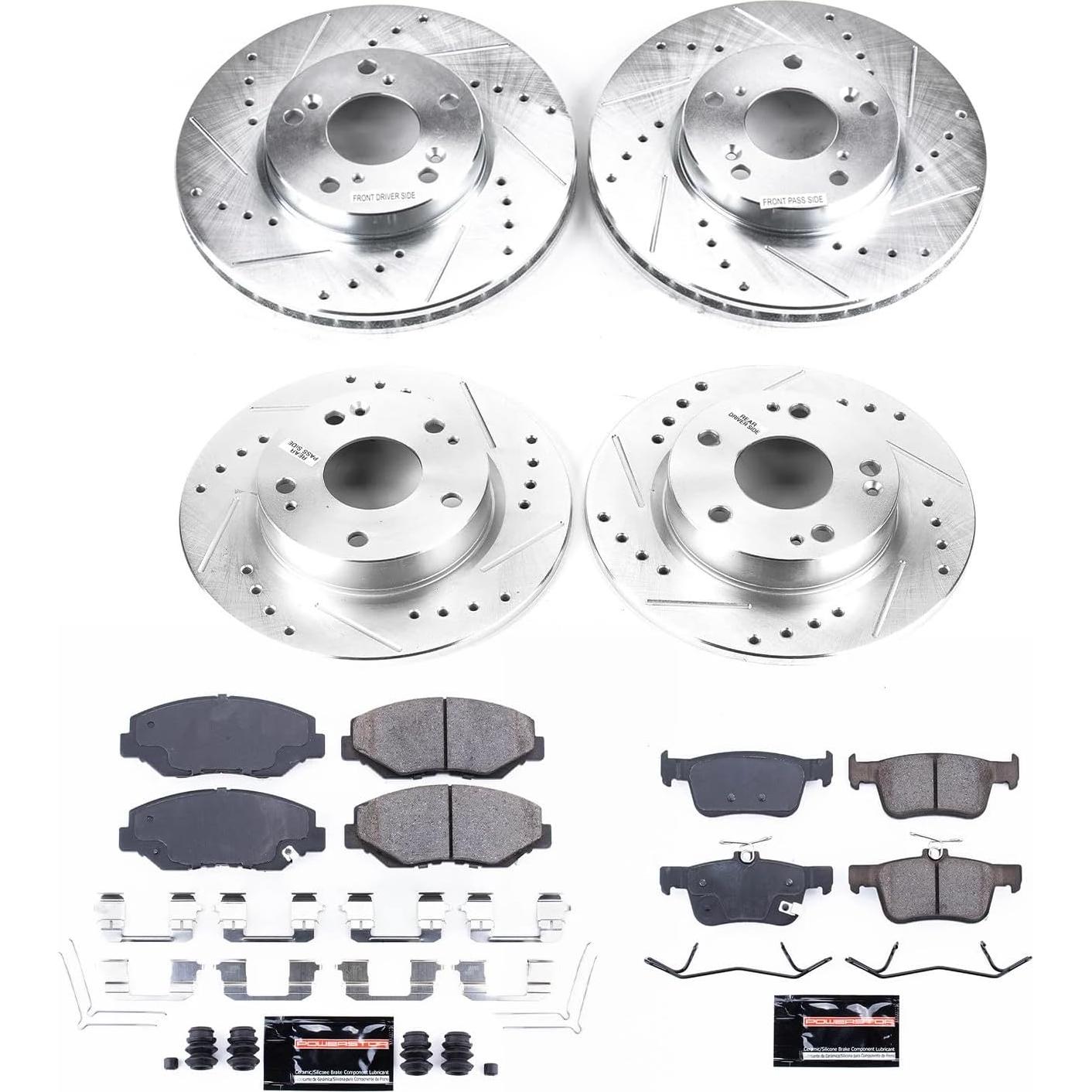 Kit de Frenos Delantero y Trasero Power Stop K7574 para Honda Civic 2016-2021