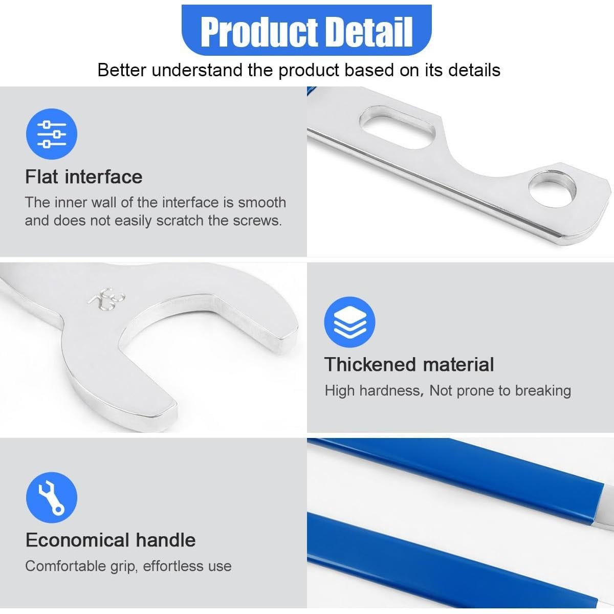 Juego de Llaves para Embrague de Ventilador Tuxihapp 32mm 36mm