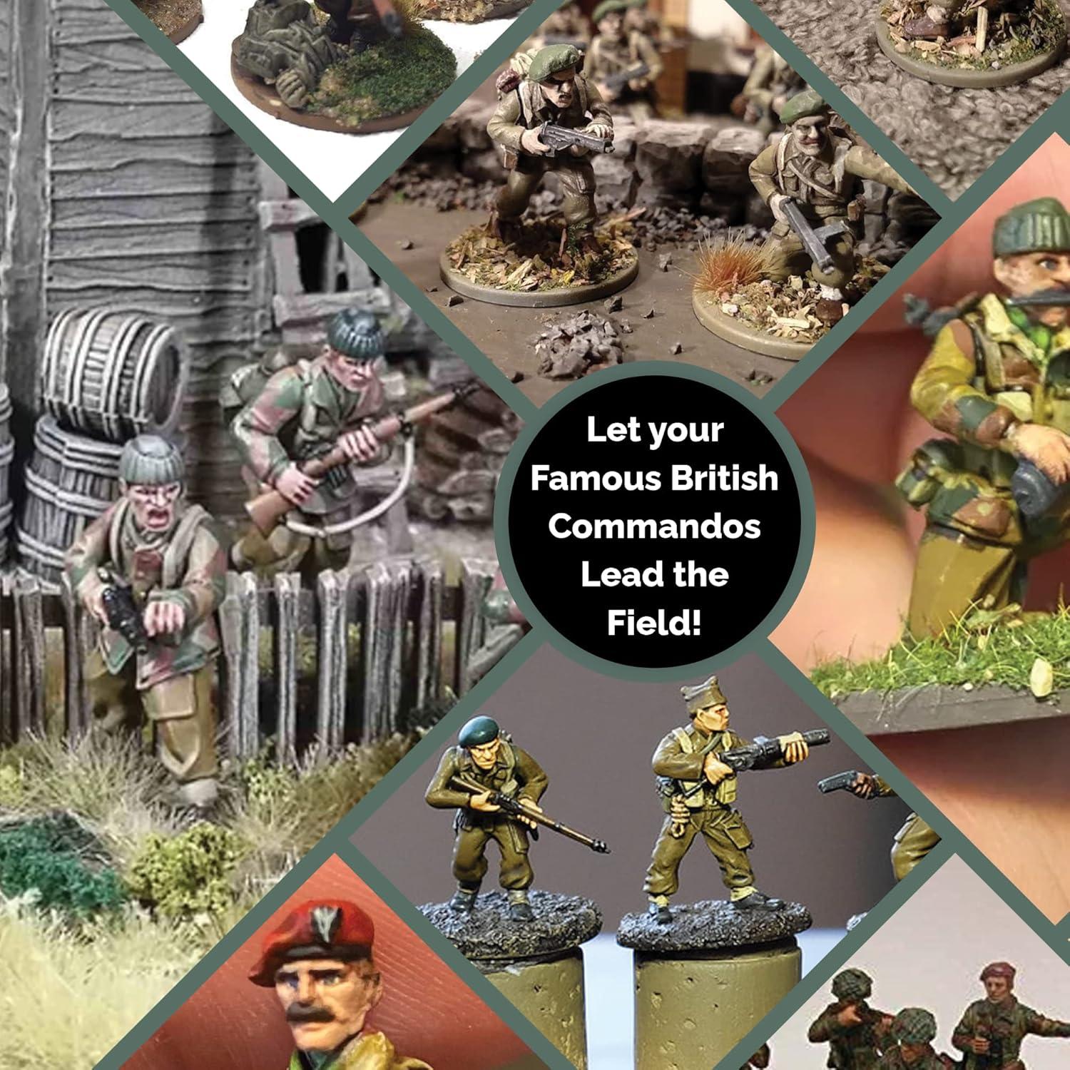 Wargames Atlantic SAS Commandos Británicos 30 Figuras 28mm