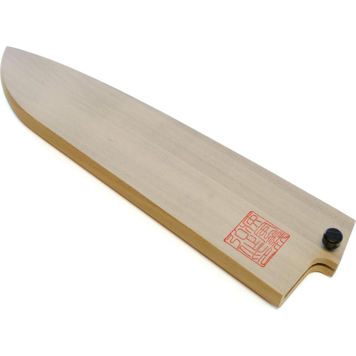 Cubierta Saya de Madera de Magnolia Yoshihiro para Cuchillo Santoku 180mm