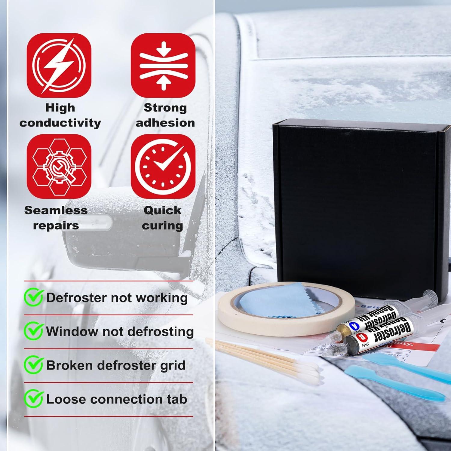 Kit de Reparación de Adhesión de Pestañas del Desempañador Beishiya