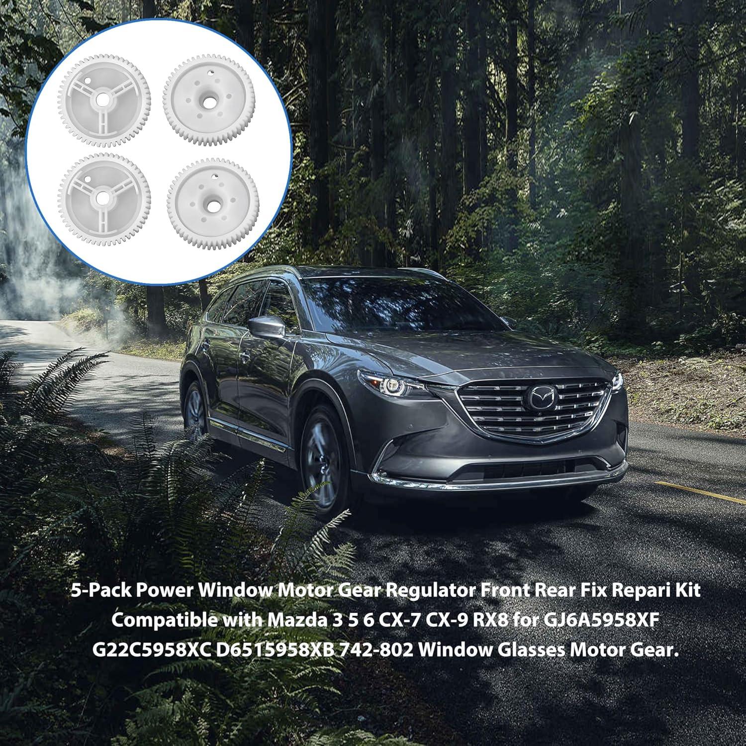 Kit de reparación de engranaje motor ventana eléctrica Mazda