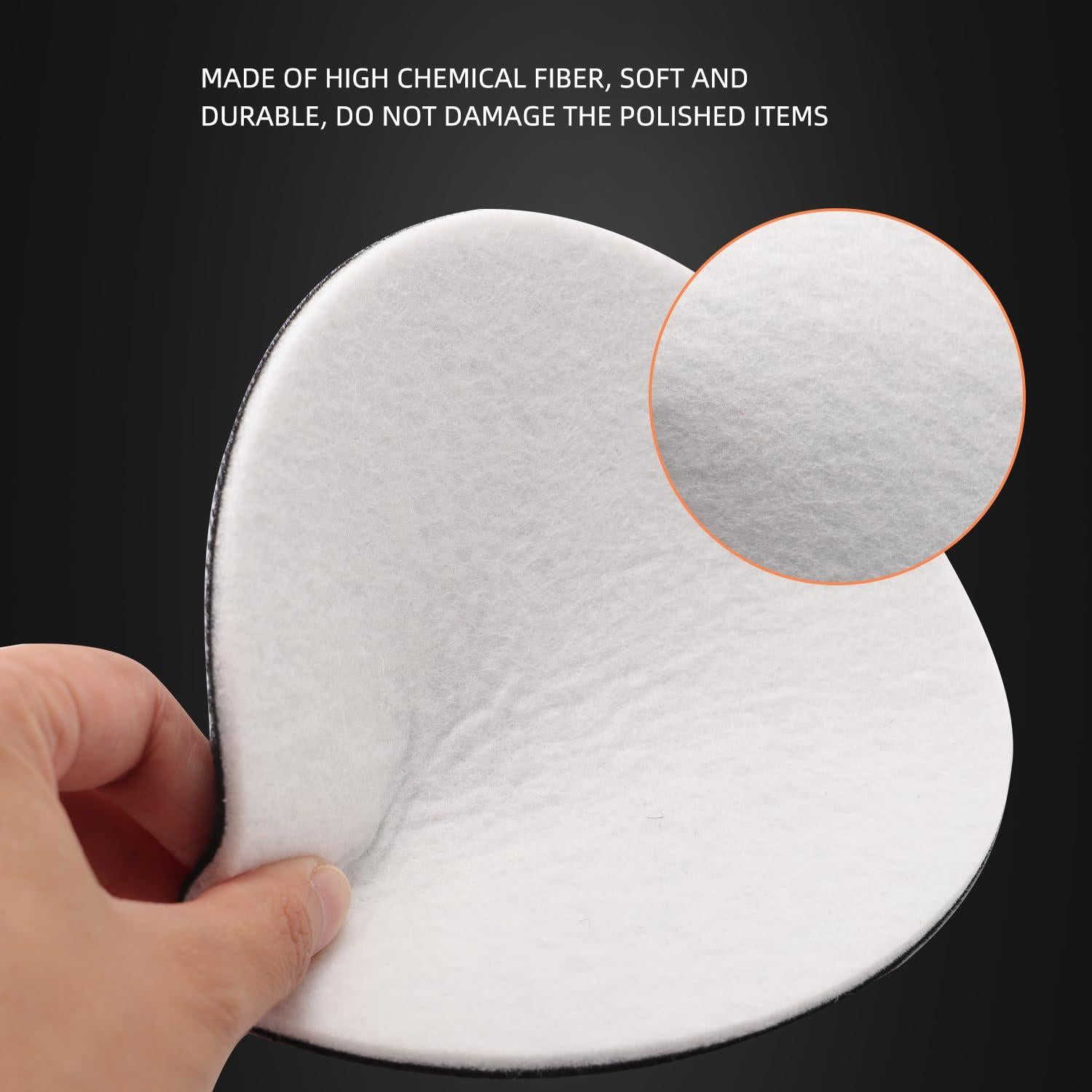 Disco de Pulido de Vidrio SPTA 5 Pcs 125mm Microfibra