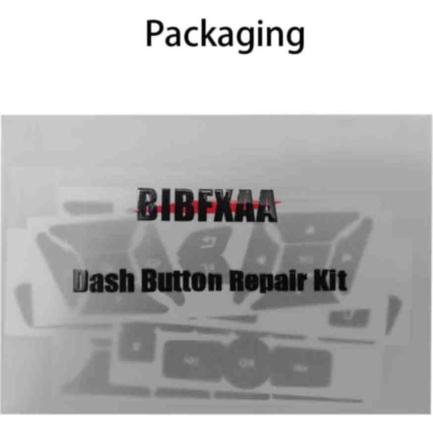 Kit Adhesivos Reparación Botones Mercedes Benz BIBAA Negro